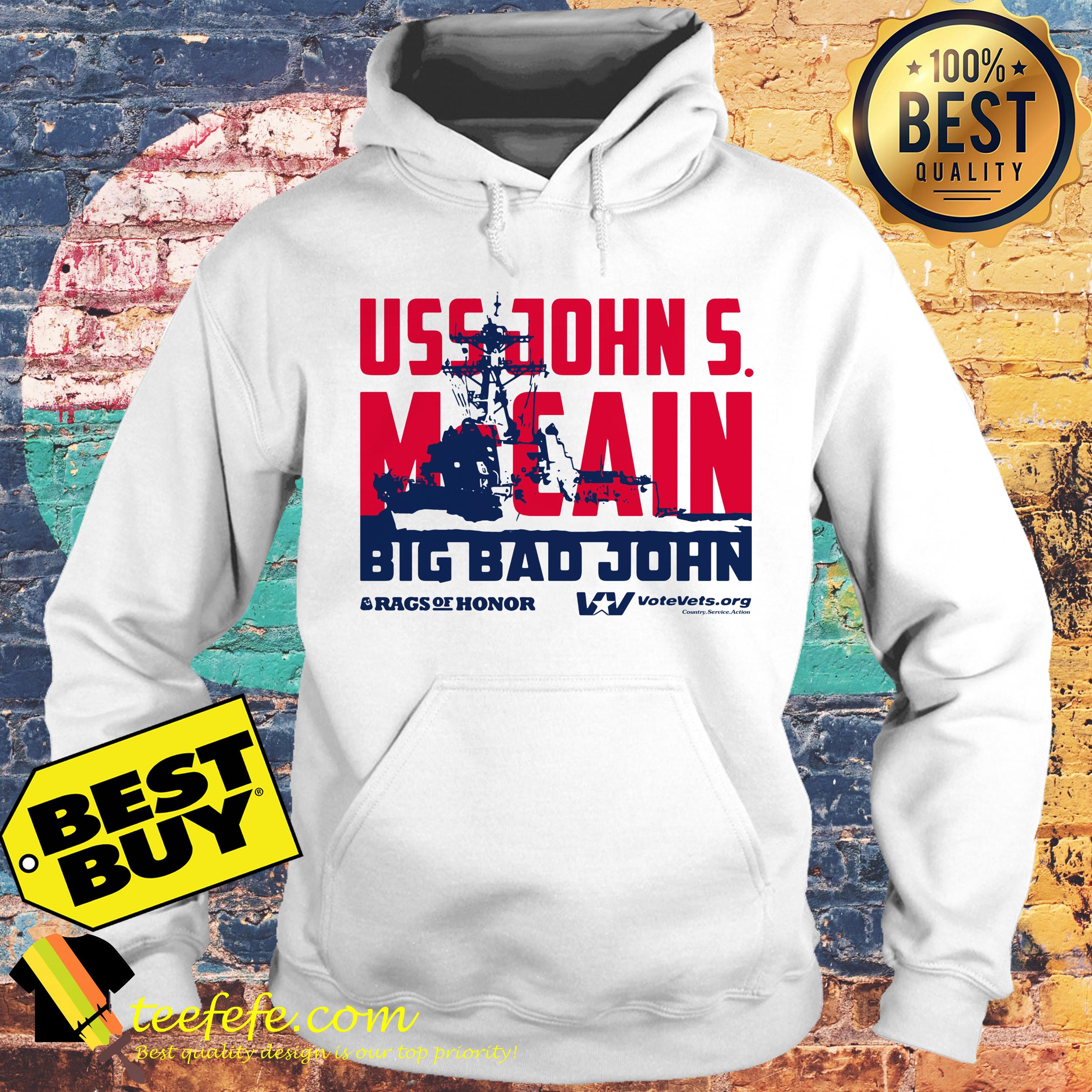 Uss John McCain big bad John hoodie