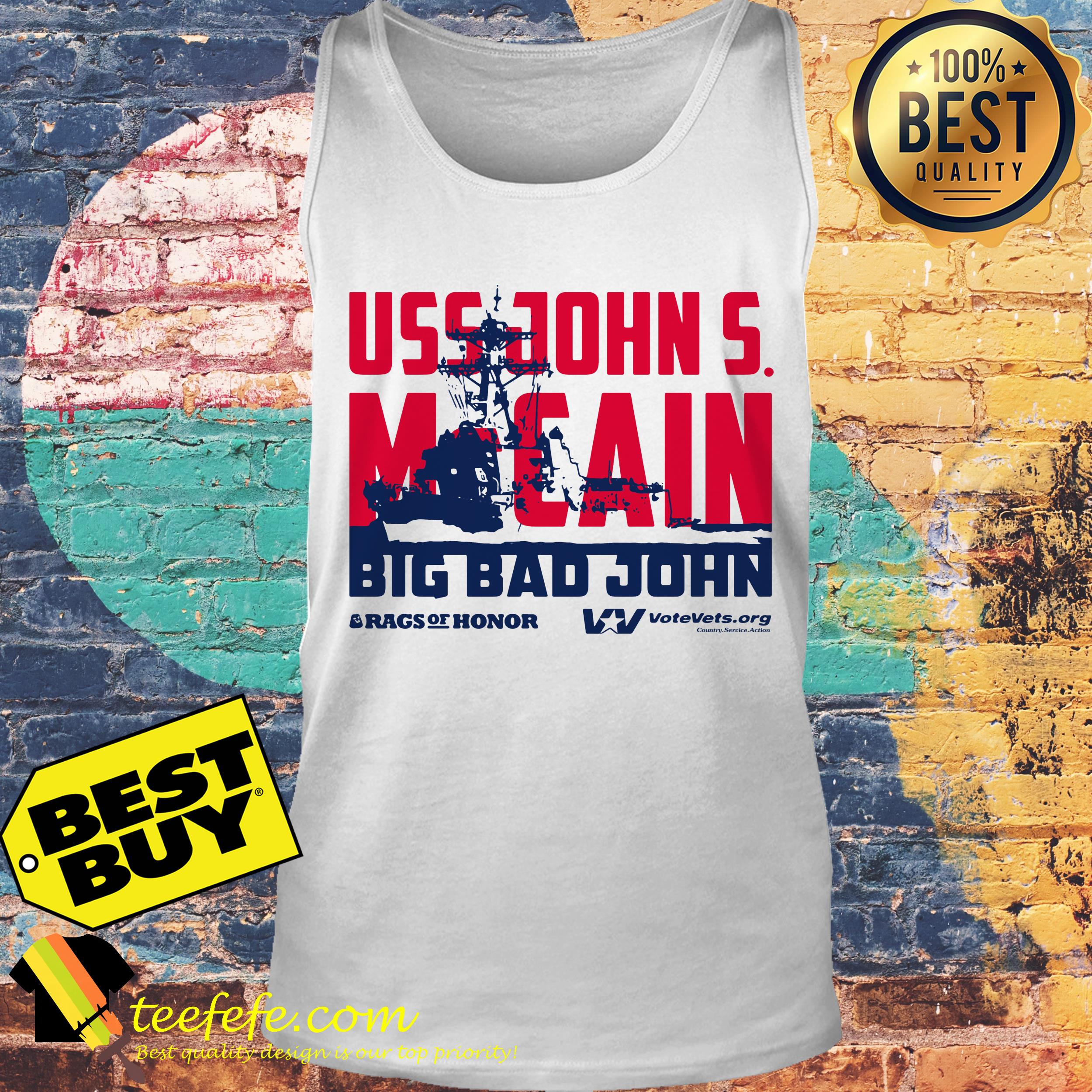 Uss John McCain big bad John tank top