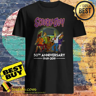 50th anniversary Scooby-Doo 1969-2019 heart shirt