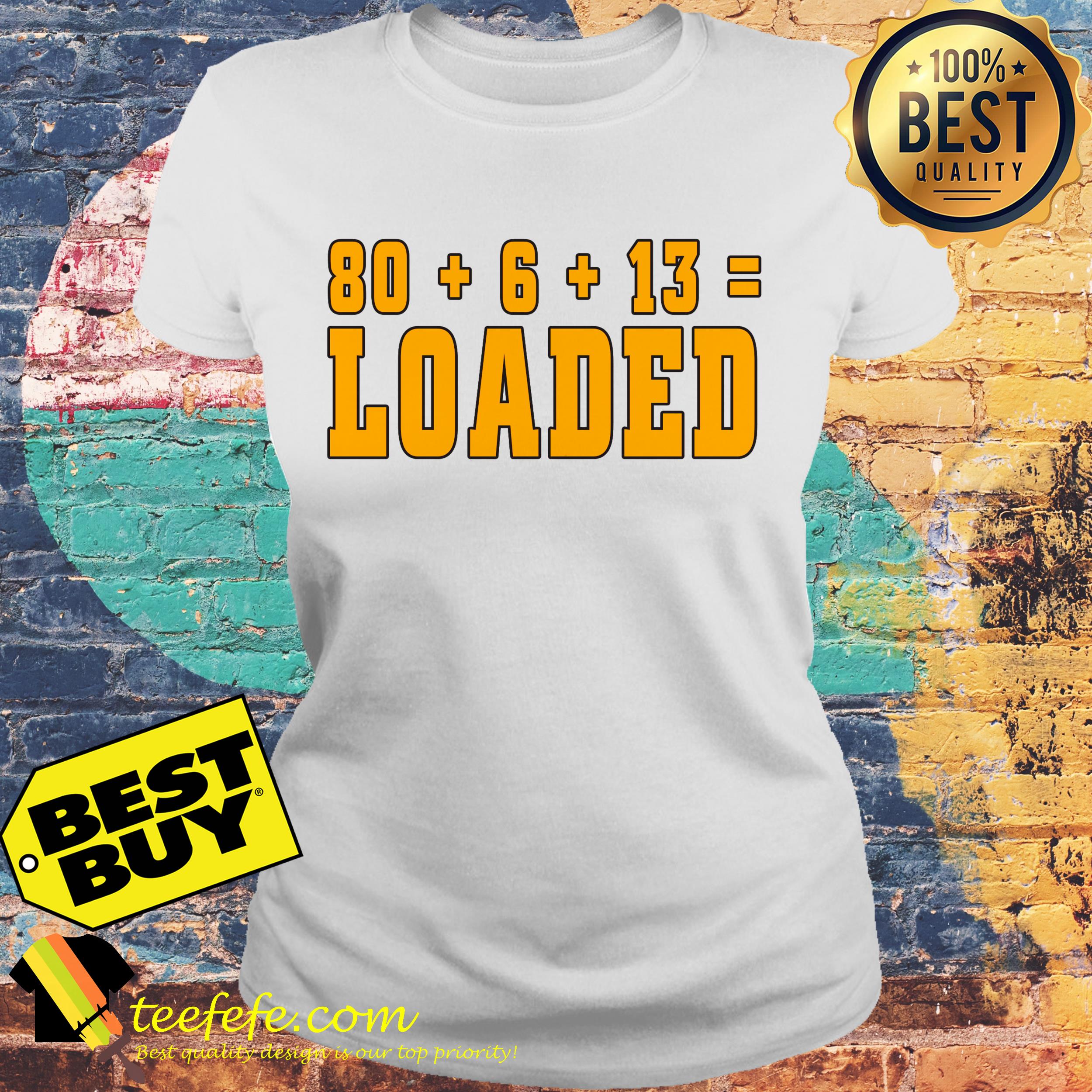 80 + 6 +13 = LOADED Baker Mayfield-Cleveland Browns ladies tee