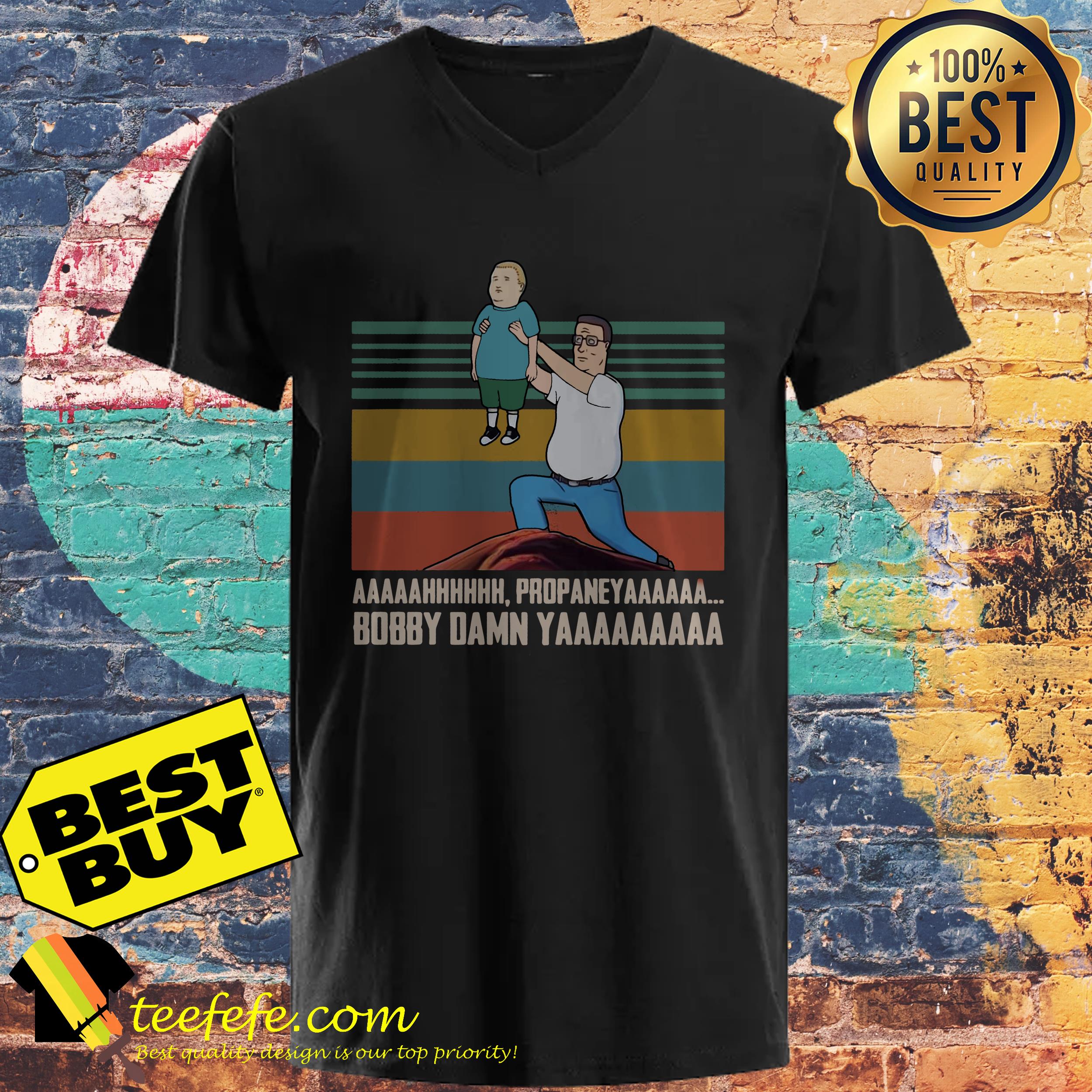 AAA Propaneyaa Bobby Damn Yaaa ladies tee