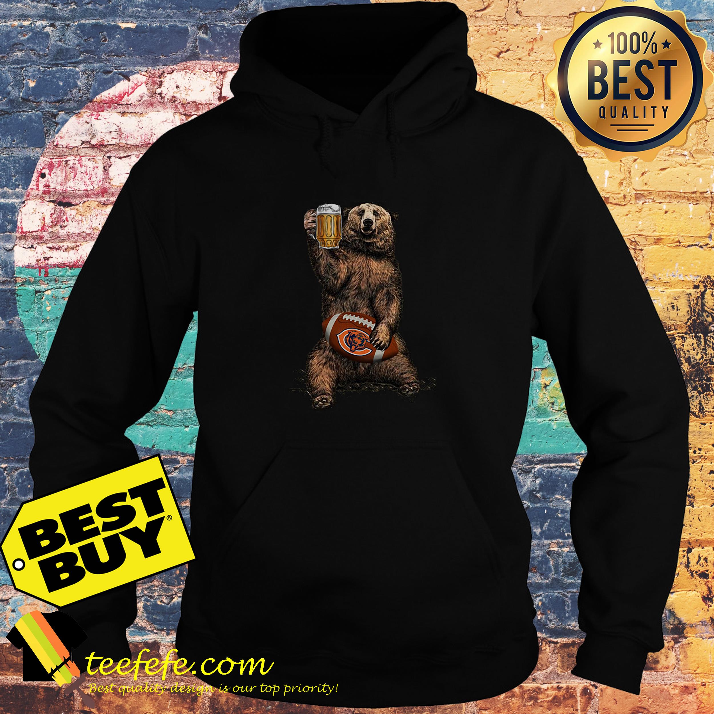 Beer Bear Chicago Bears hoodie