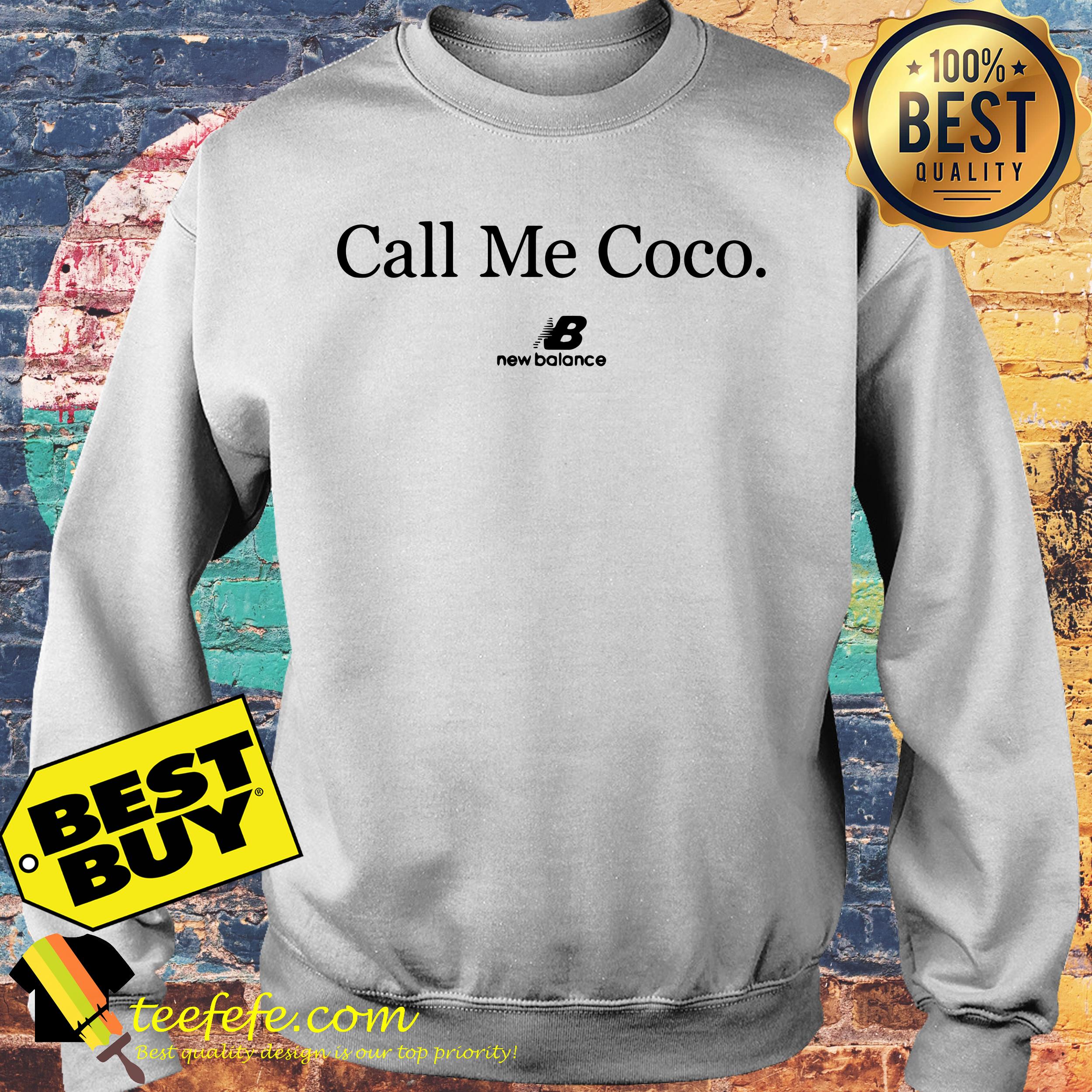 Call me coco new Balance sweatshirt