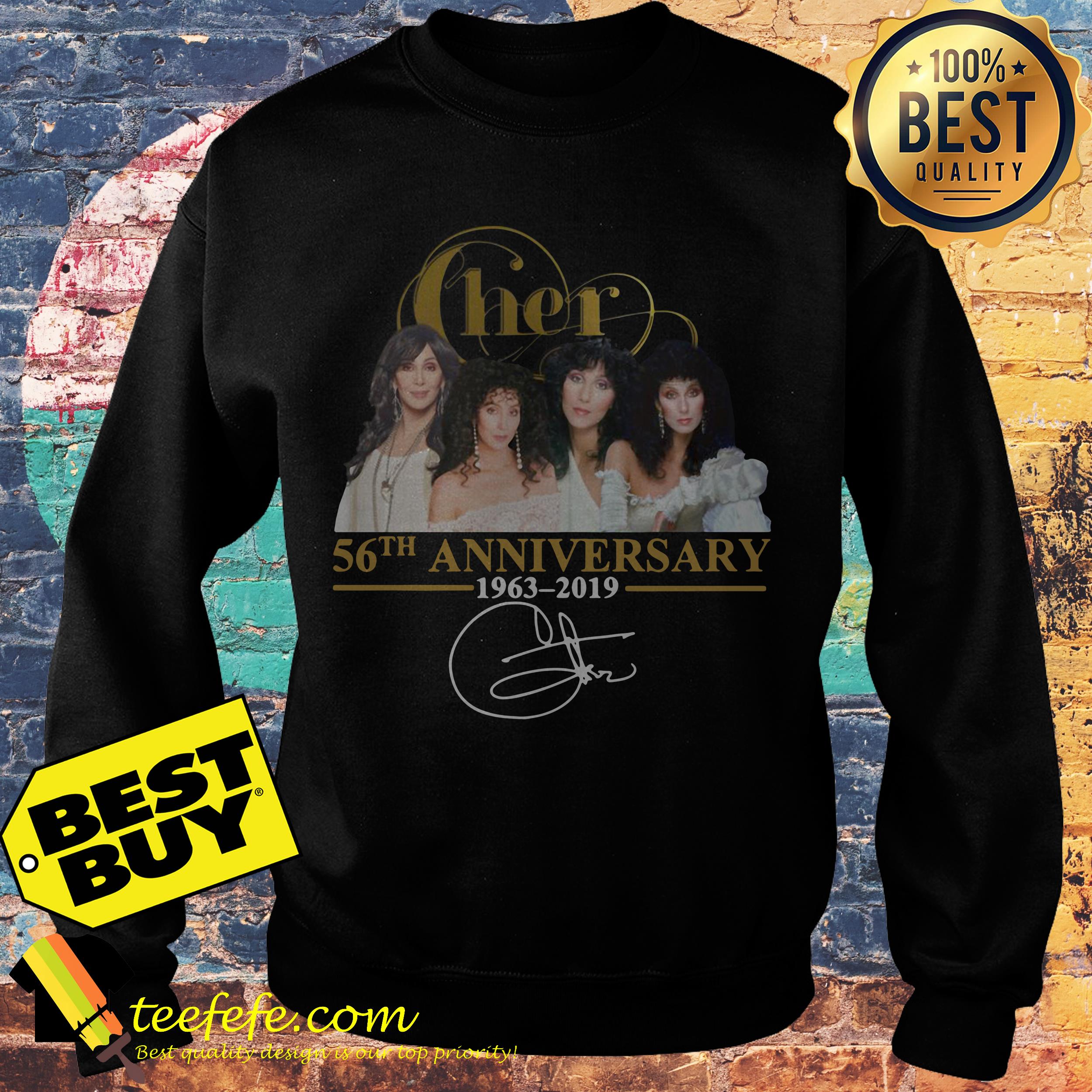 Cher 56th Anniversary 1963 2019 Signature Sweatshirt