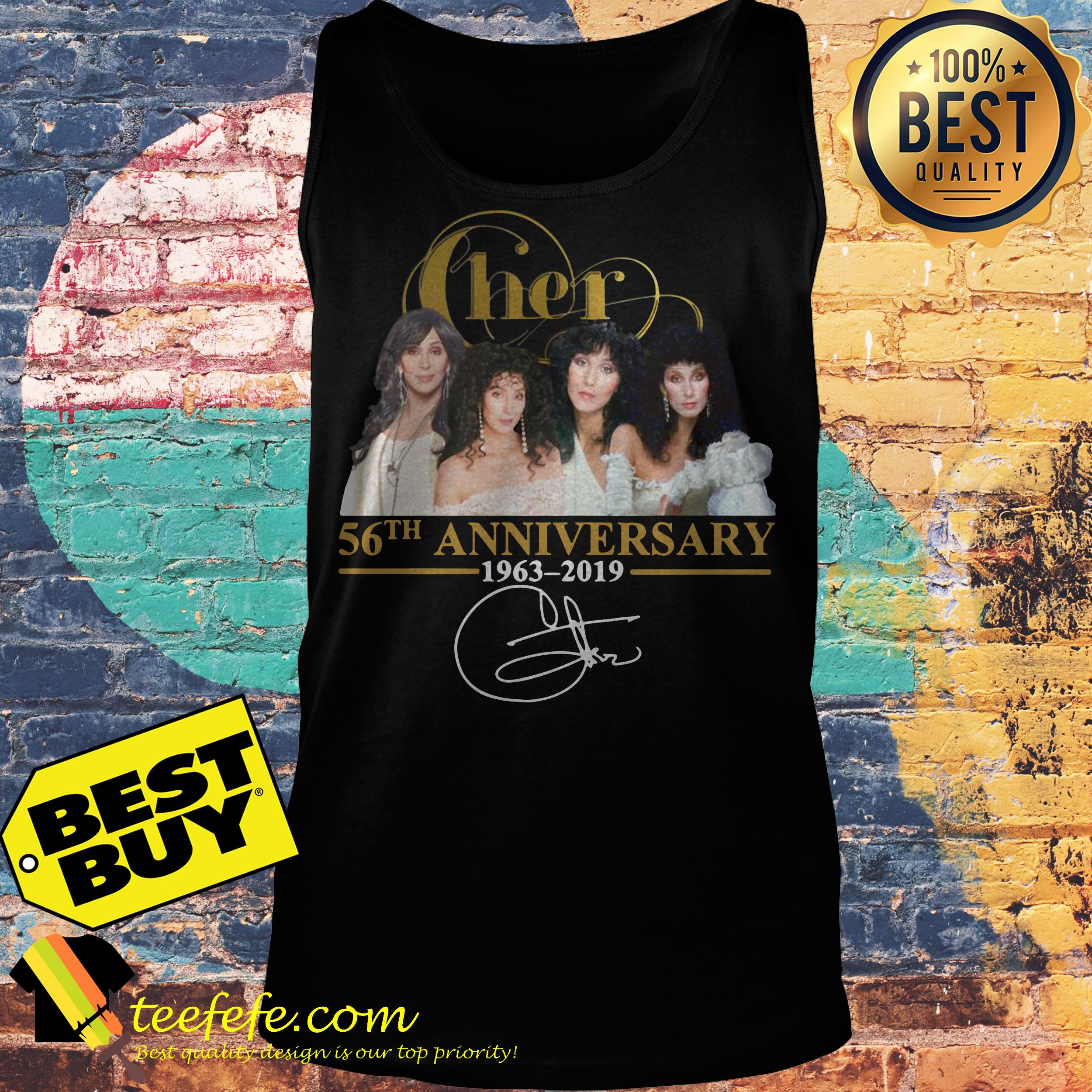 Cher 56th Anniversary 1963 2019 Signature tank top