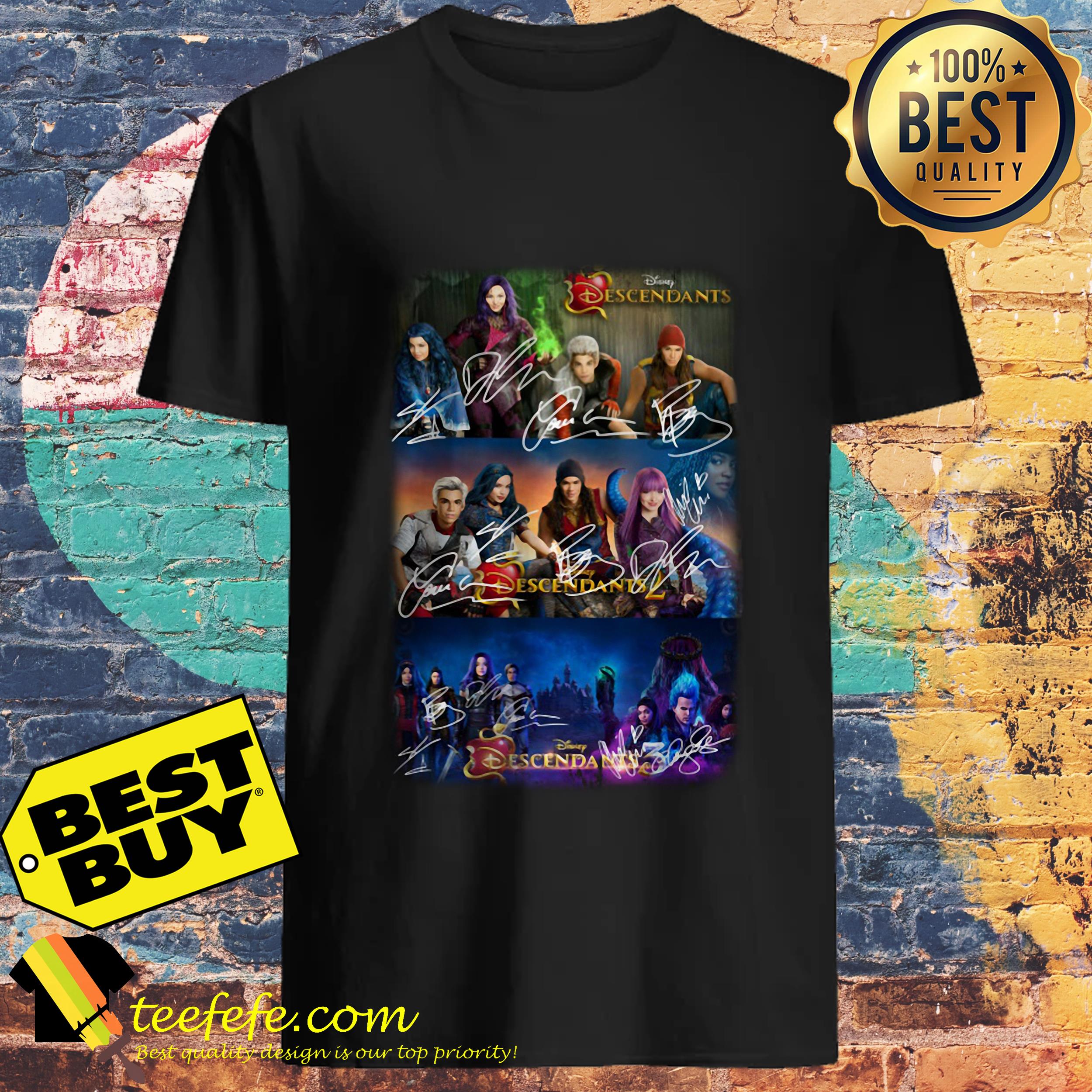 Disney Descendants all actor signatures sweatshirt