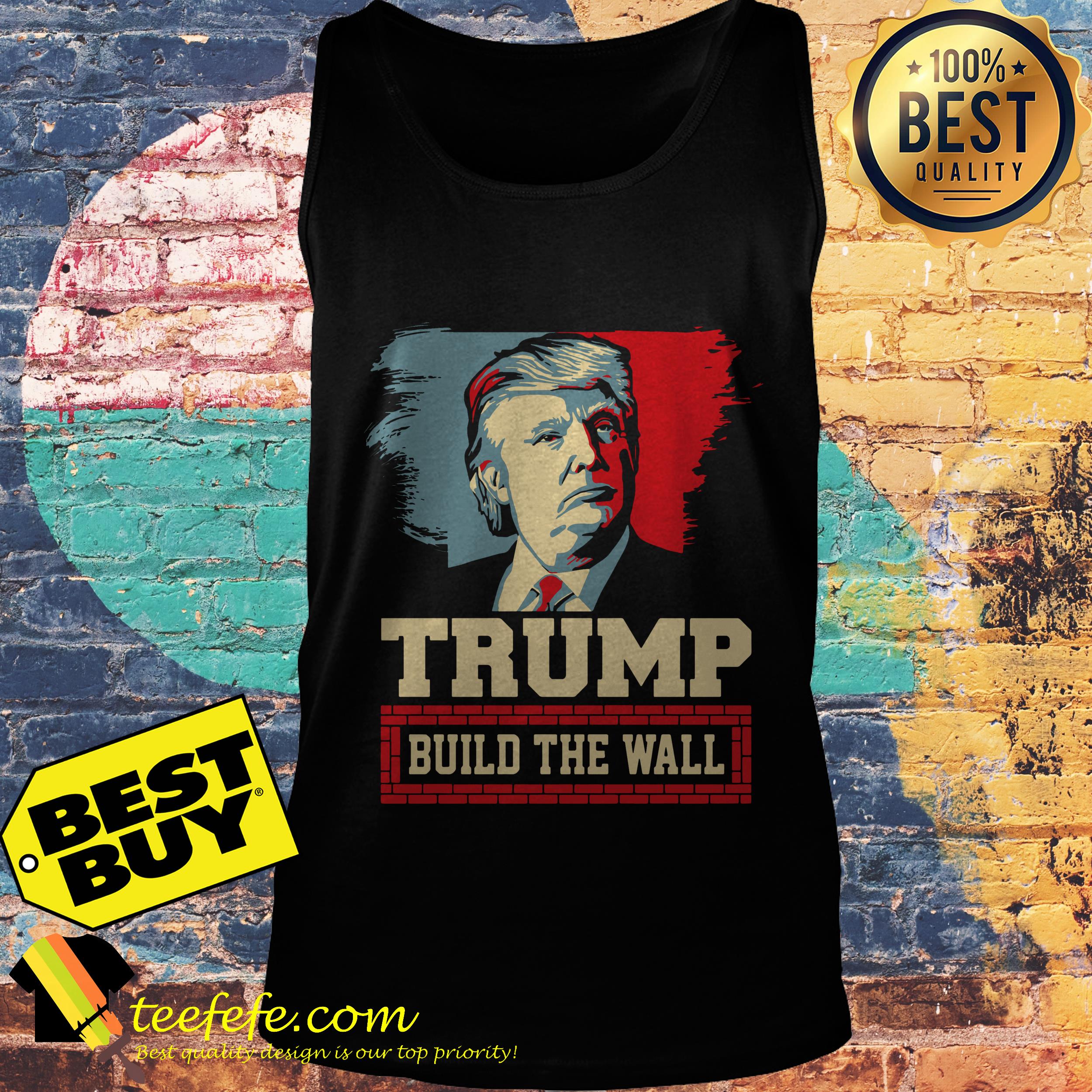 Donald Trump Build the wall tank top