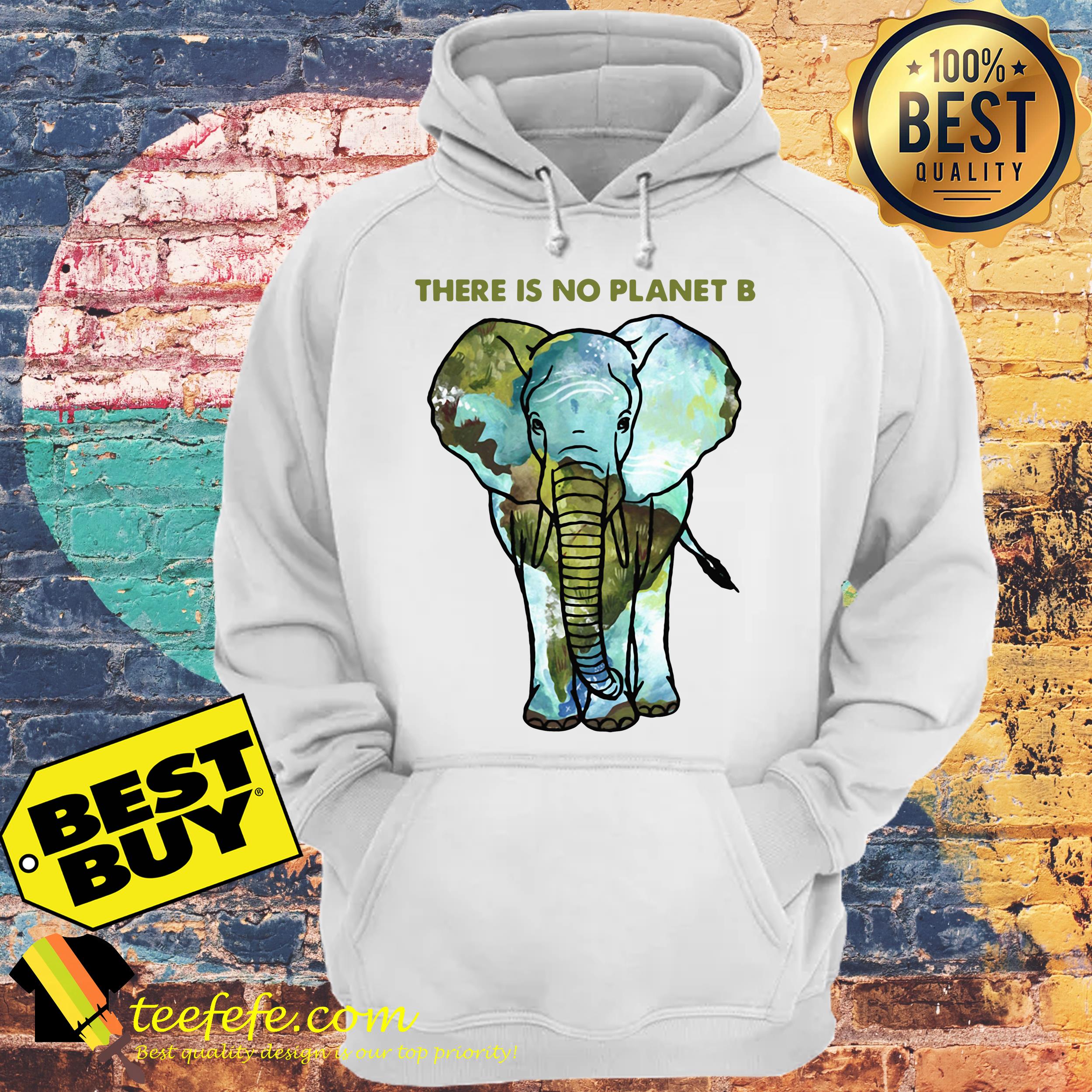 Elephant there is no planet B hoodie