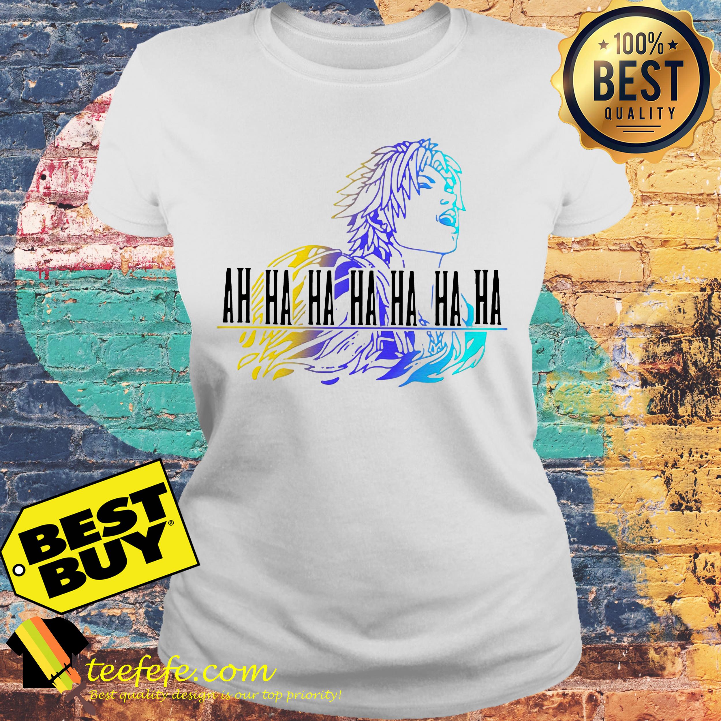 Final Fantasy Tidus Laugh ah ha ha ha ladies tee