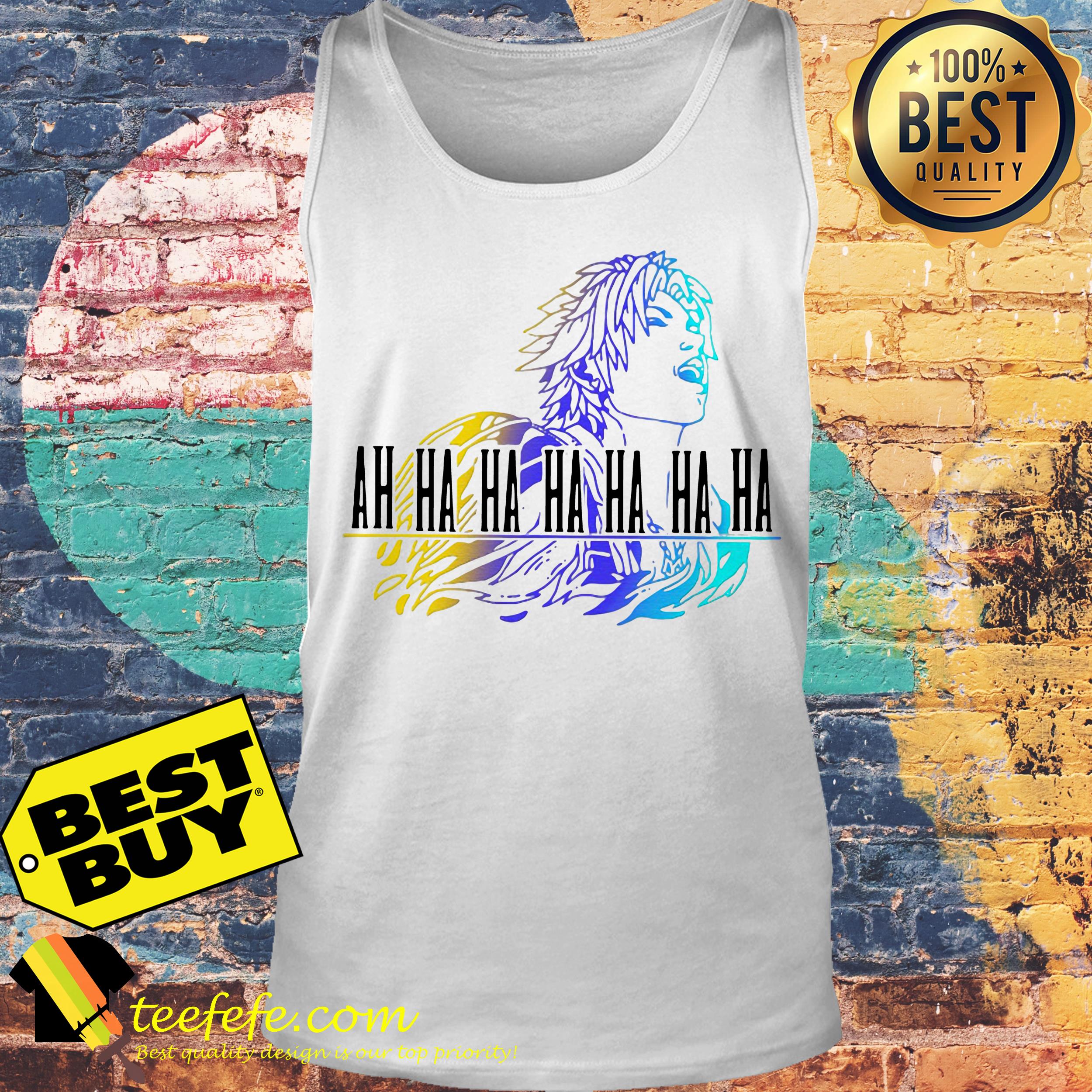 Final Fantasy Tidus Laugh ah ha ha ha tank top