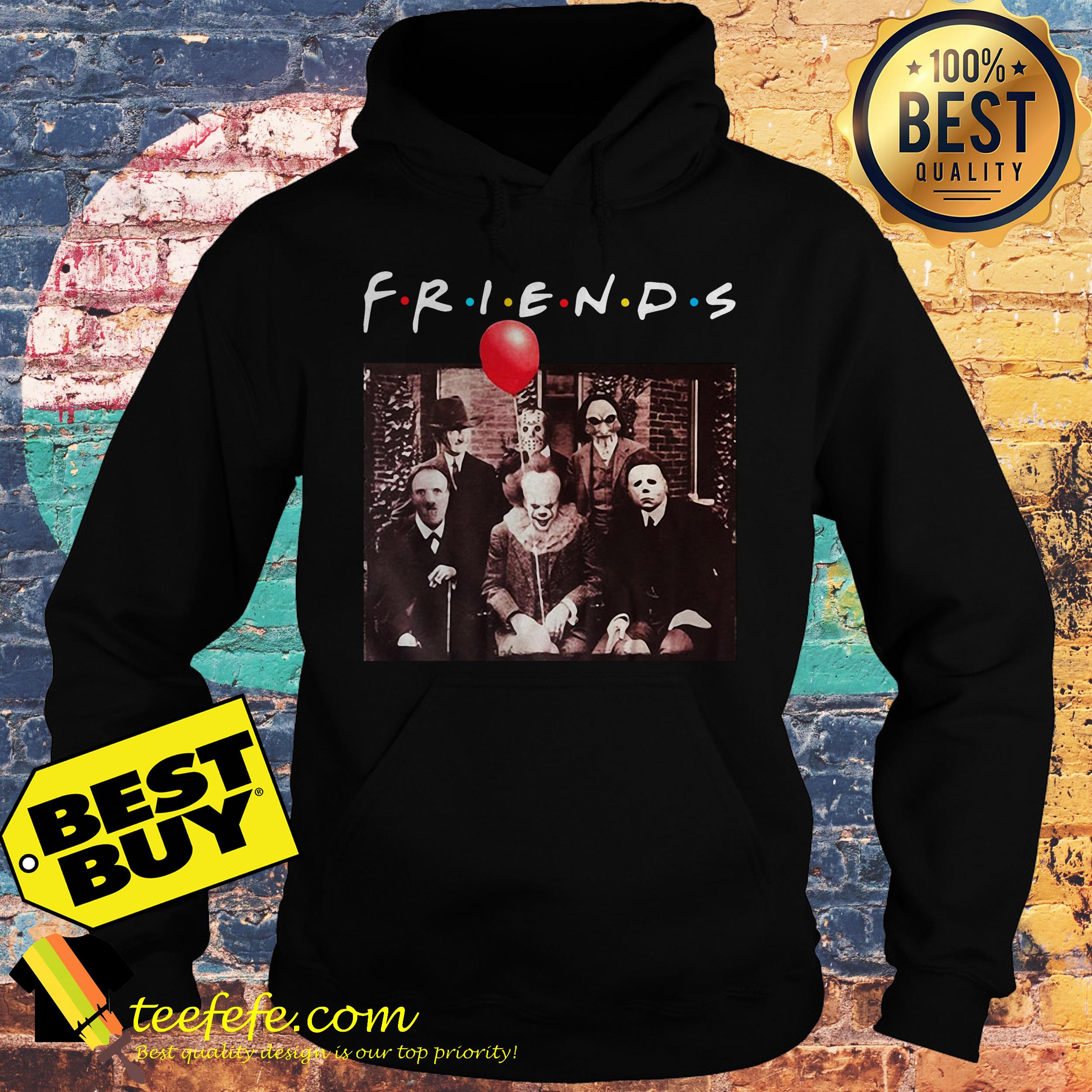 Friends IT Spooky Clown Jason Squad Horror hoodie