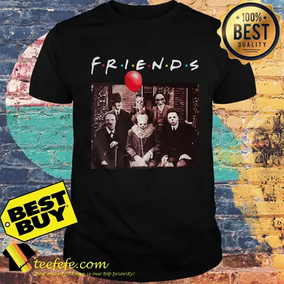 Friends IT Spooky Clown Jason Squad Horror Shirt