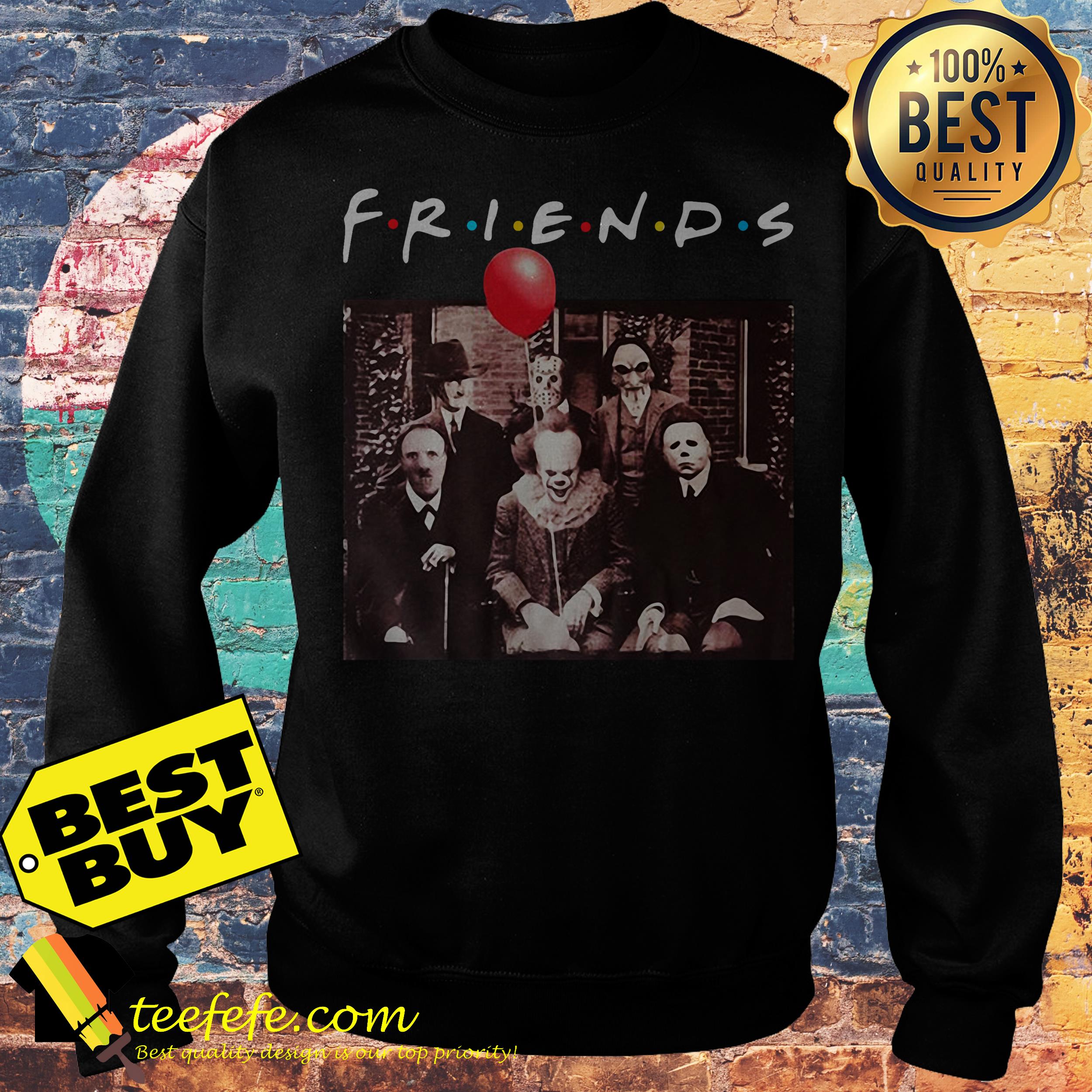 Friends IT Spooky Clown Jason Squad Horror sweatshirt