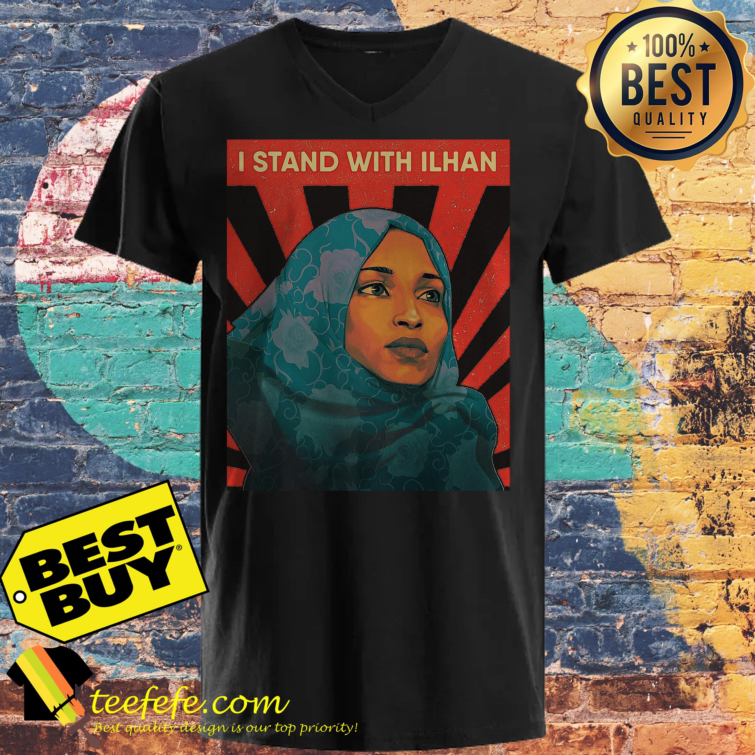 I stand with Ilhan Omar 2020 Feminist Squad Goals AOC shirt