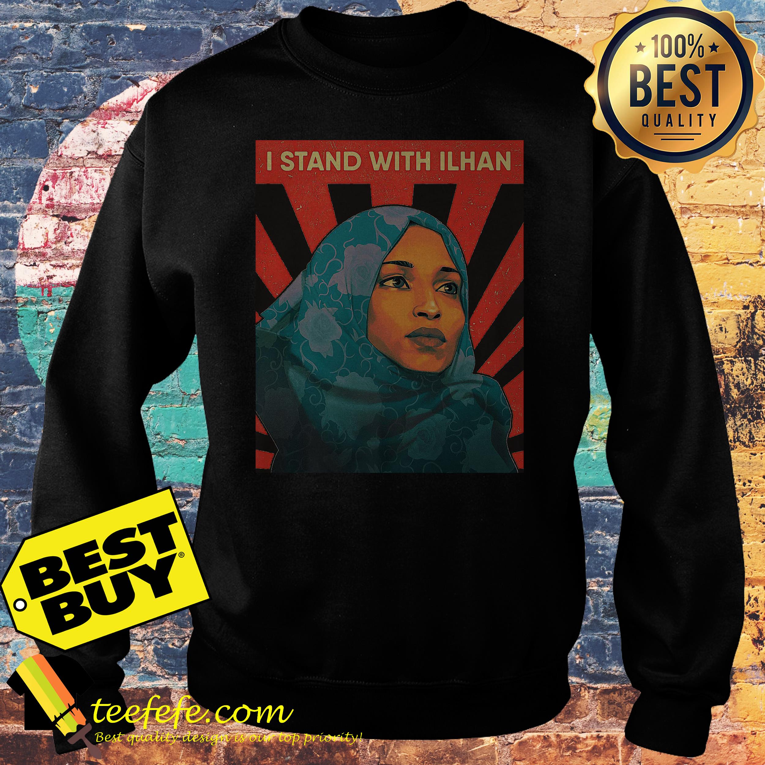 I stand with Ilhan Omar 2020 Feminist Squad Goals AOC shirt