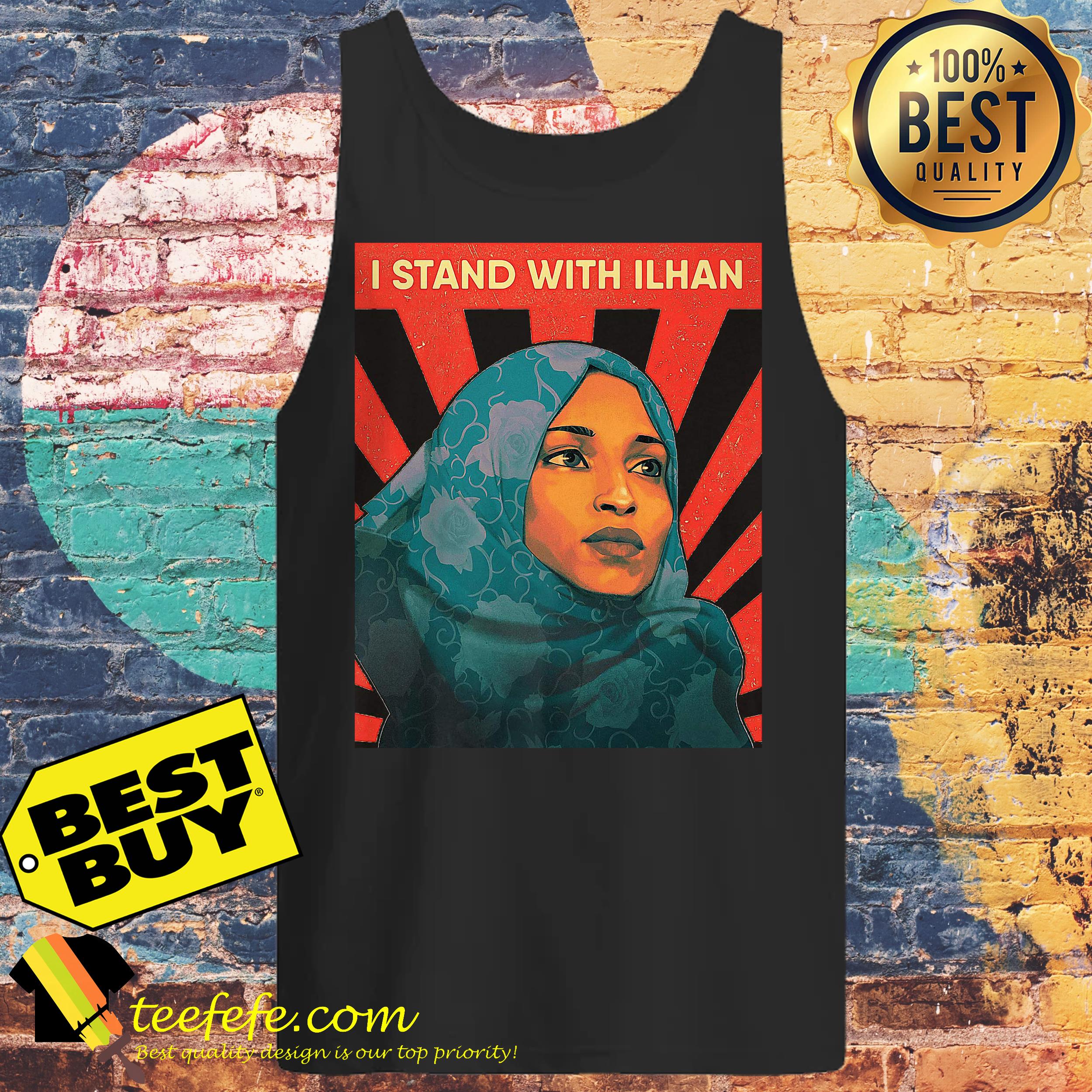 I stand with Ilhan Omar 2020 Feminist Squad Goals AOC shirt