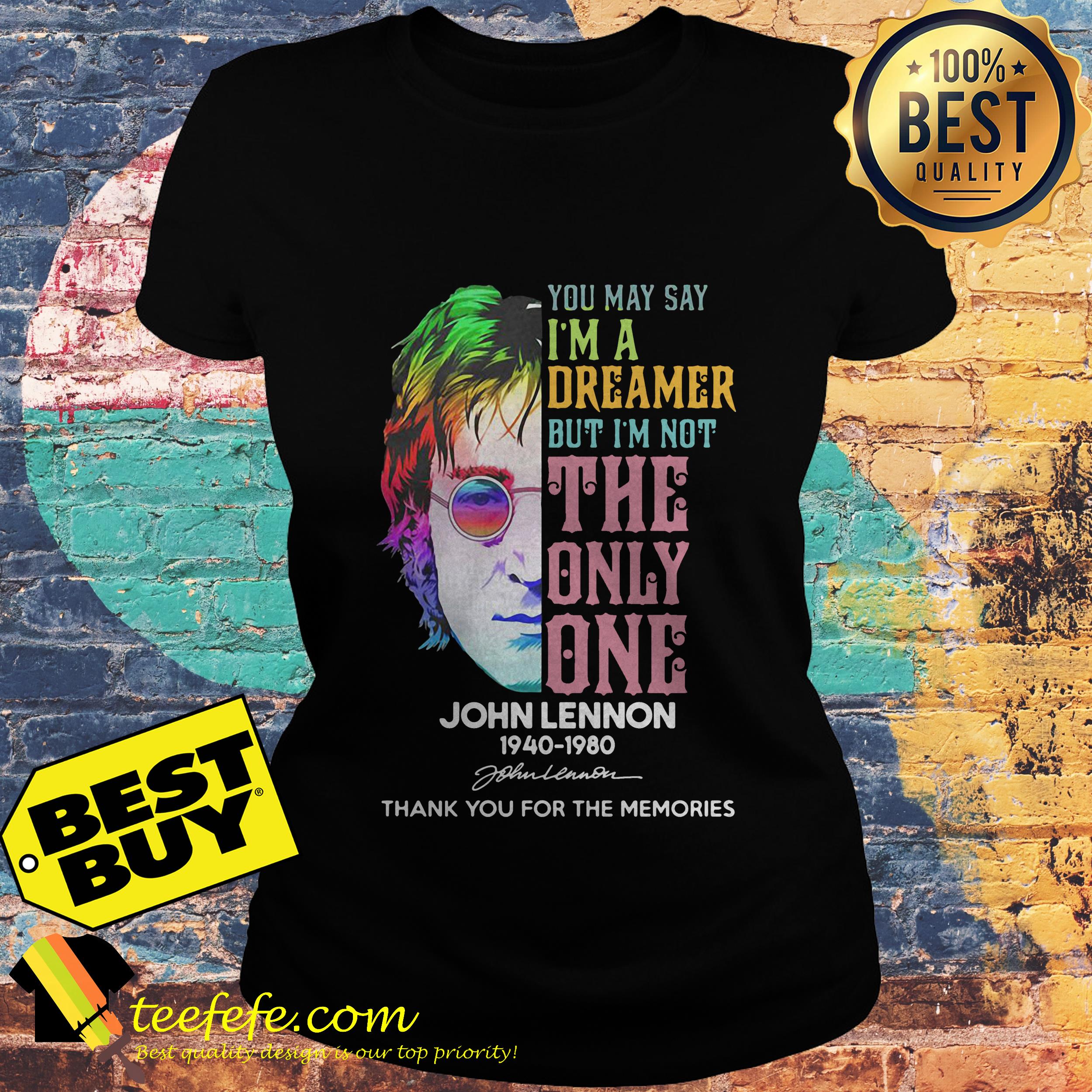 LGBT You may say I'm a dreamer but I'm not the only one John Lennon ladies tee