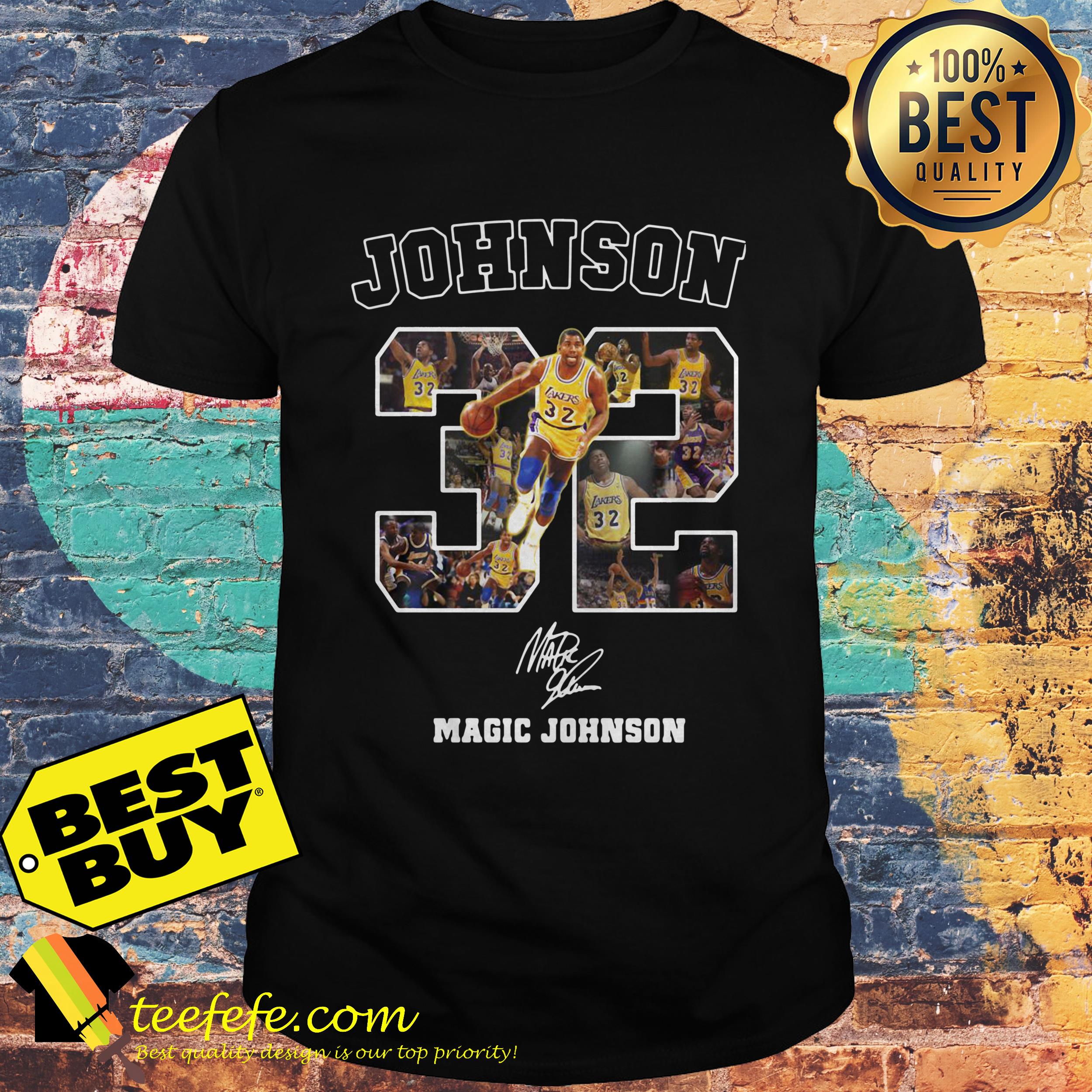 NBA Los Angeles Lakers Magic Johnson 32 shirt