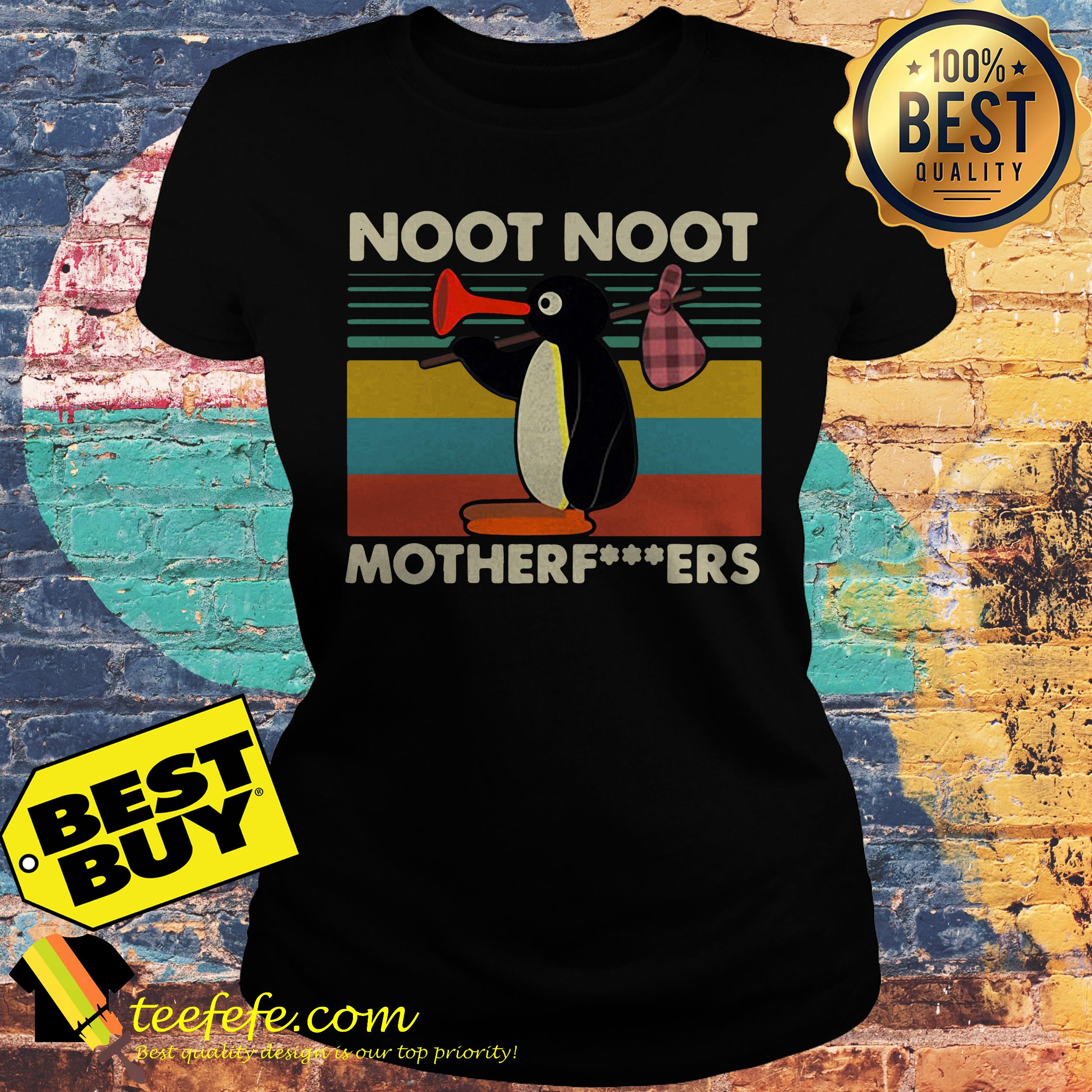 Noot Noot Motherfuckers Penguin Vintage ladies tee
