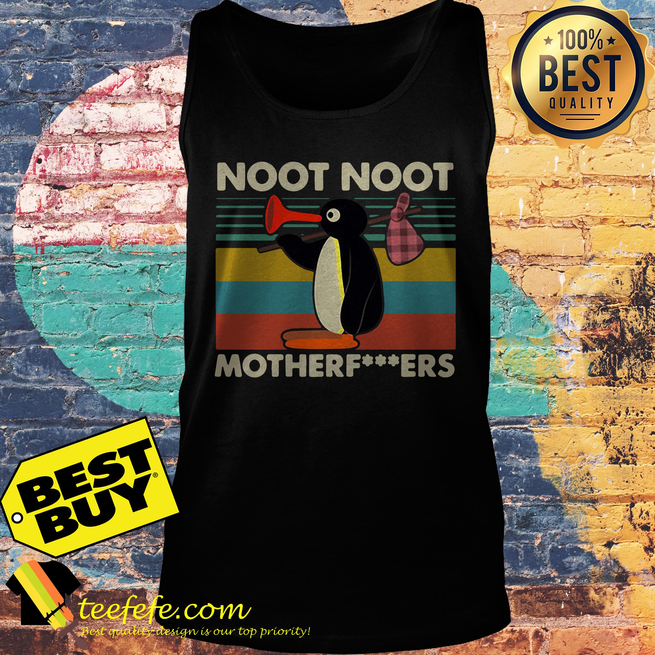 Noot Noot Motherfuckers Penguin Vintage tank top
