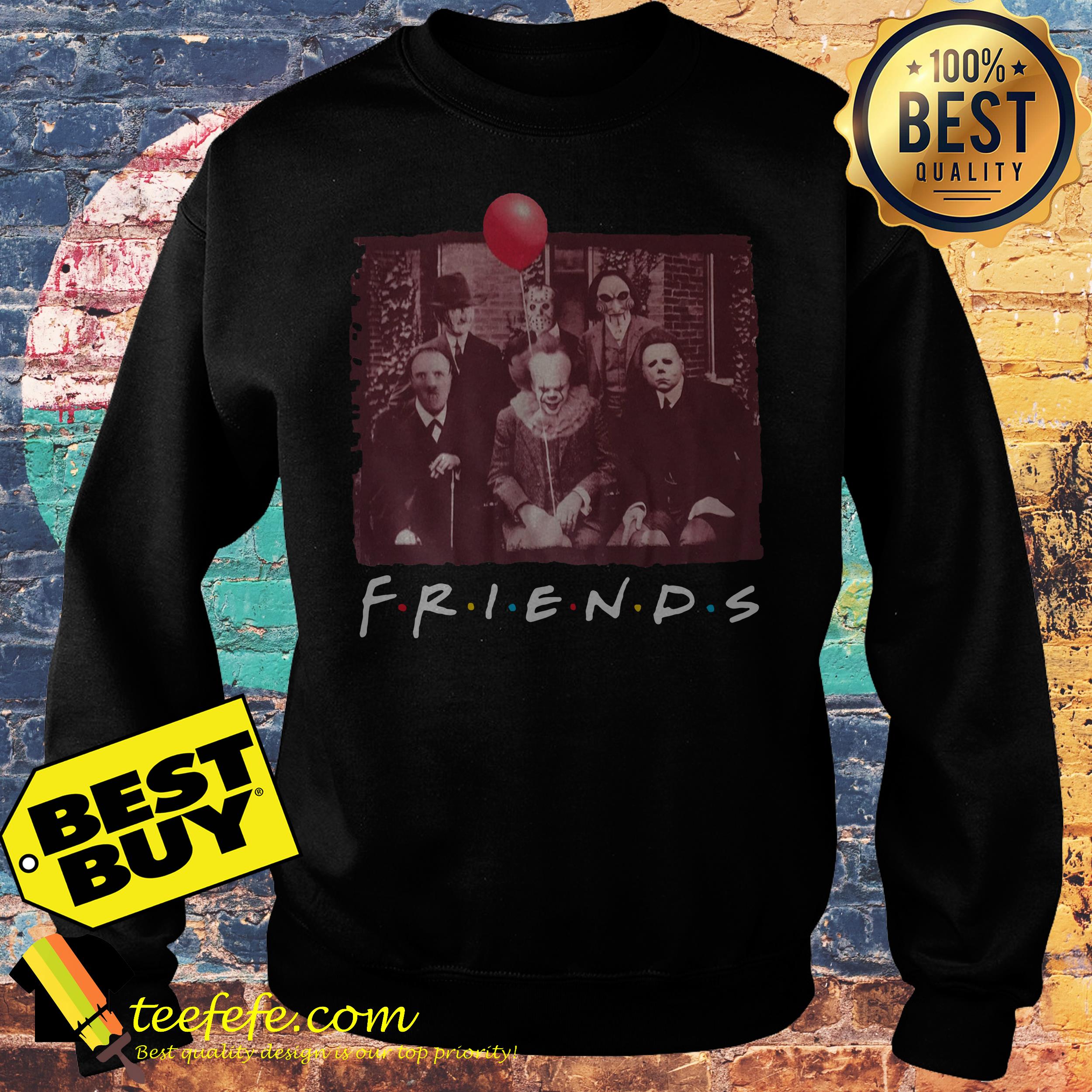 Official Horror Friends Halloween sweatshirtOfficial Horror Friends Halloween sweatshirt