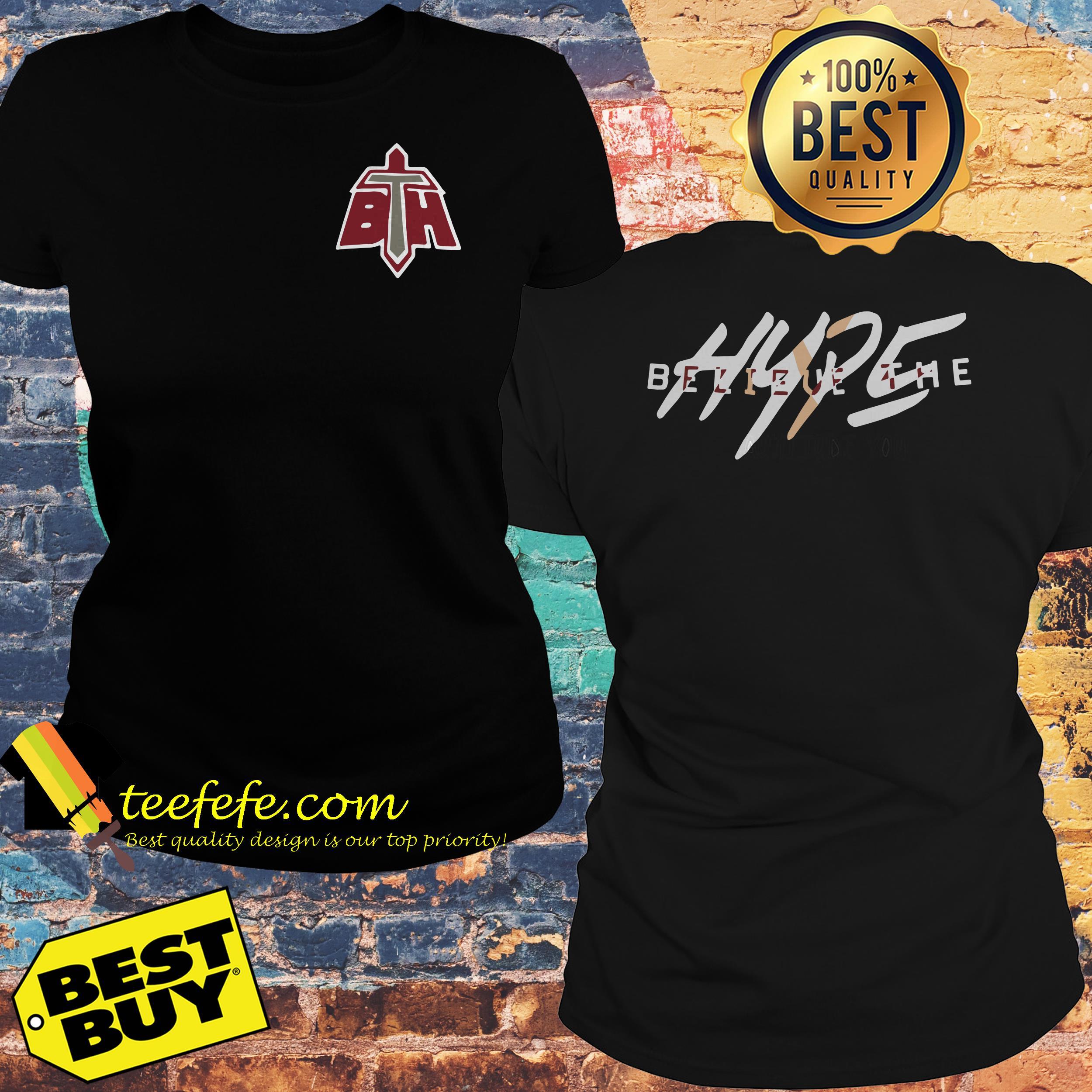 Official In honor of Believe the Hype shirt Official In honor of Believe the Hype ladies tee