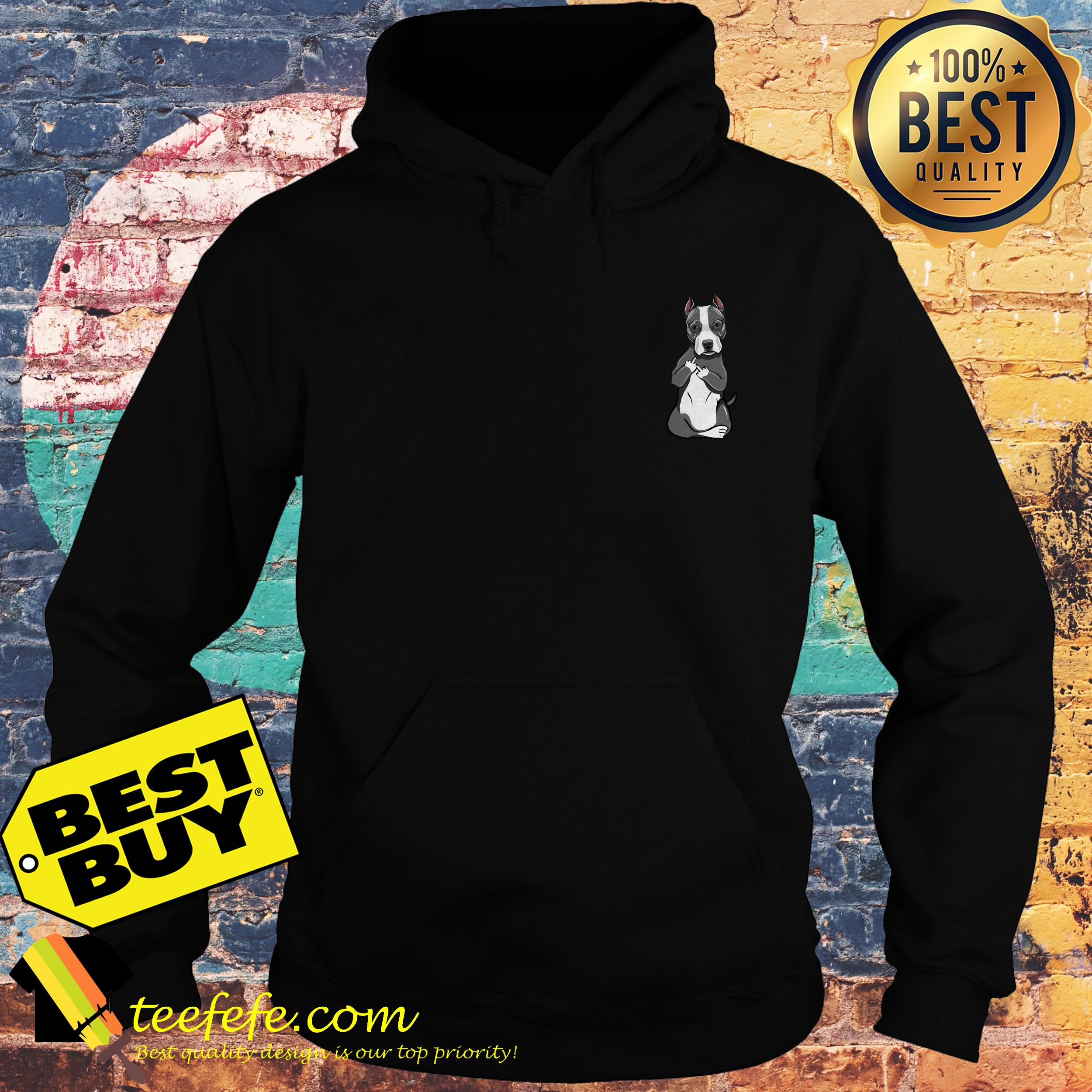Official Pitbull in pocket hoodie