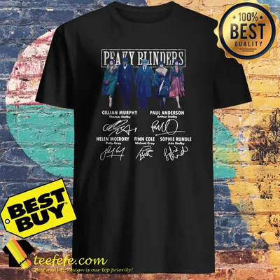 Peaky Blinders Cillian Murphy Paul Anderson Helen Mccrory Sophie signature shirt
