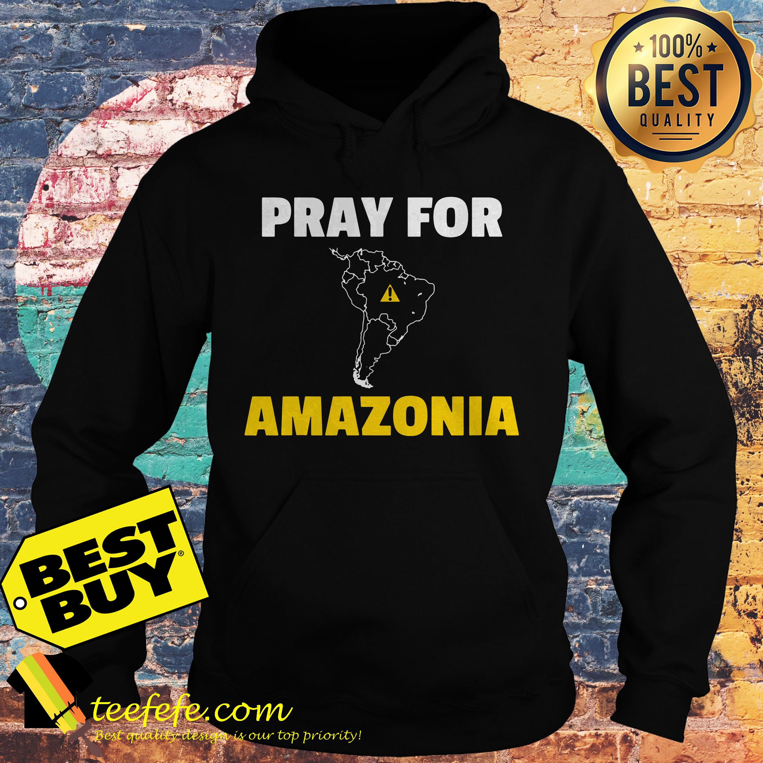 Pray for Amazonia the Amazon in danger hoodie