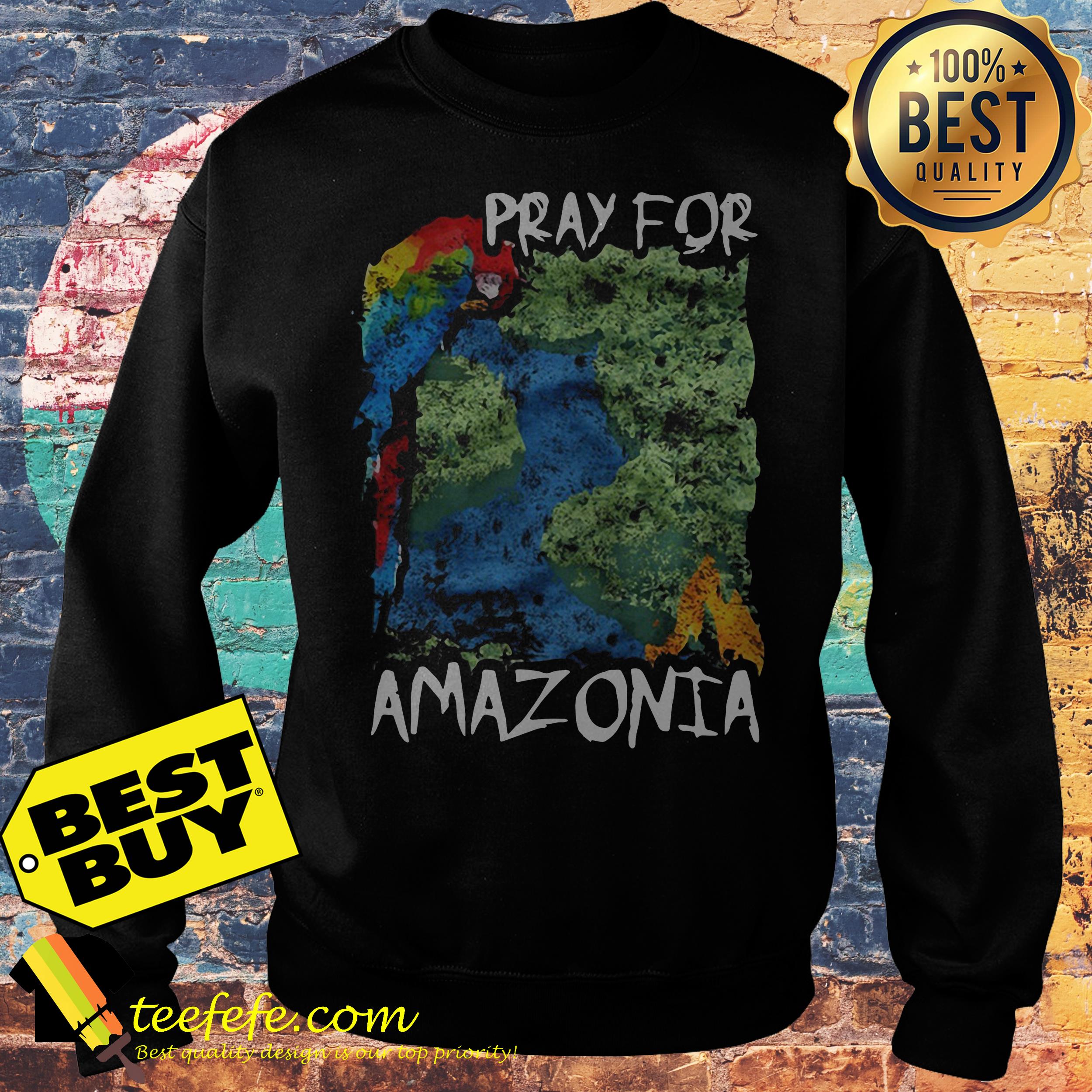 Pray for Amazonia Rainforest sweatshirt