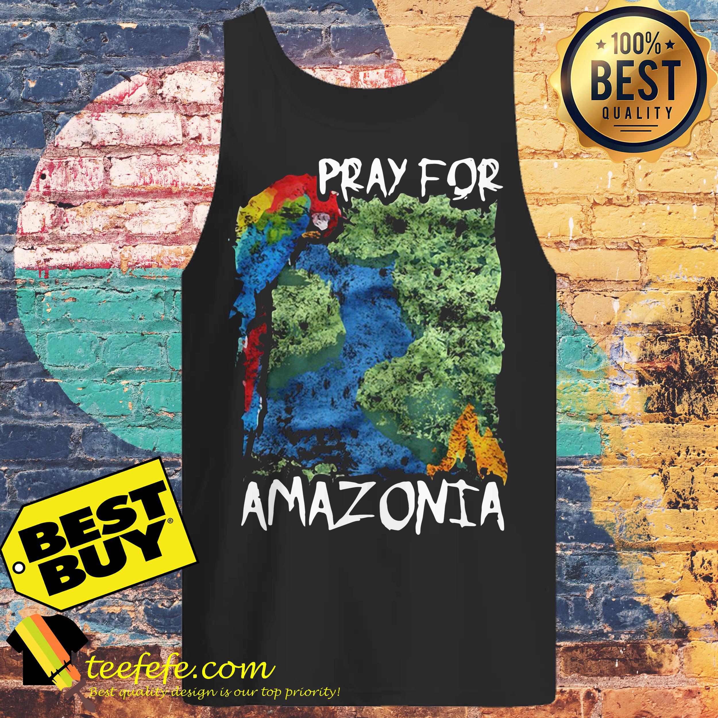 Pray for Amazonia Rainforest tank top