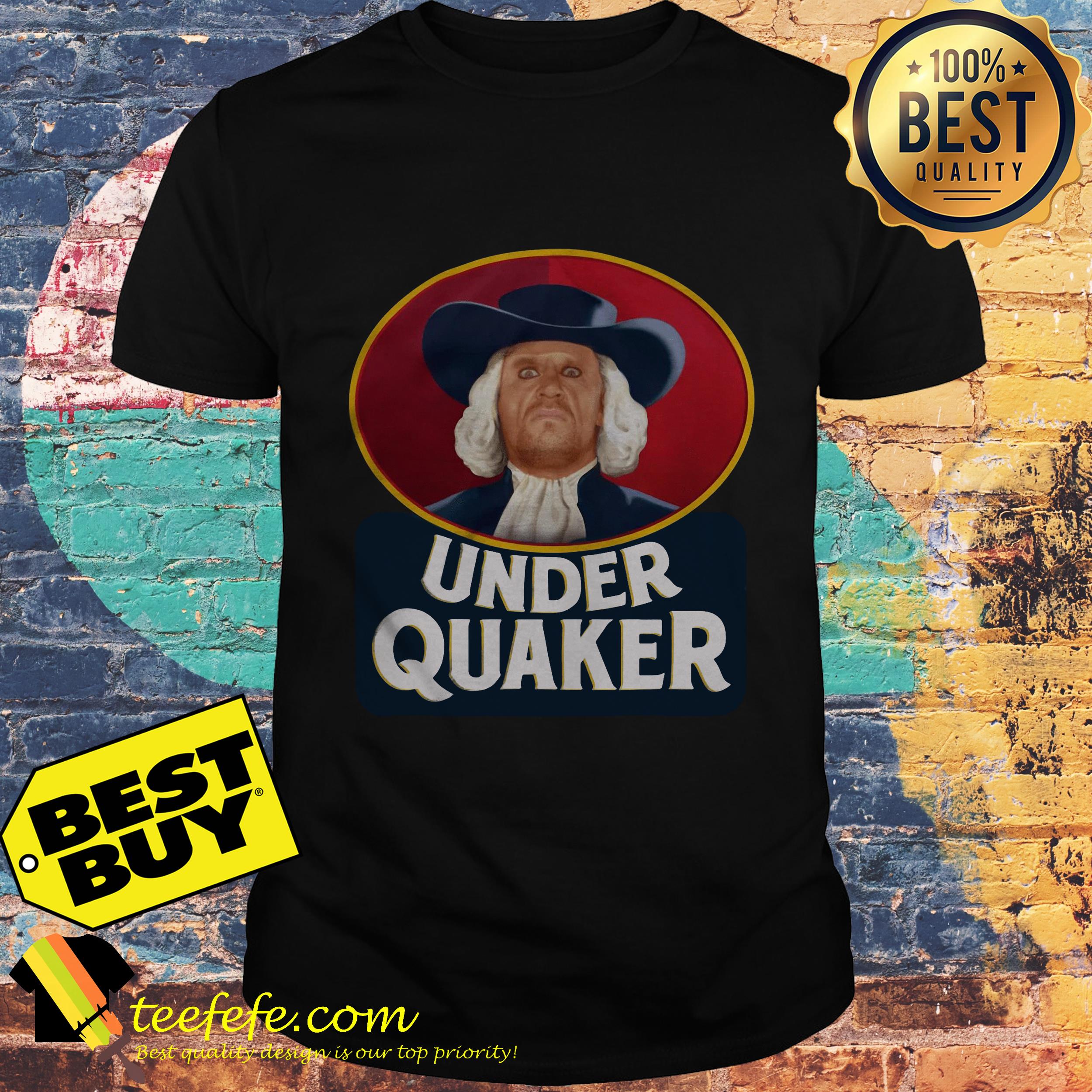 Quaker Oats Under Quaker shirt