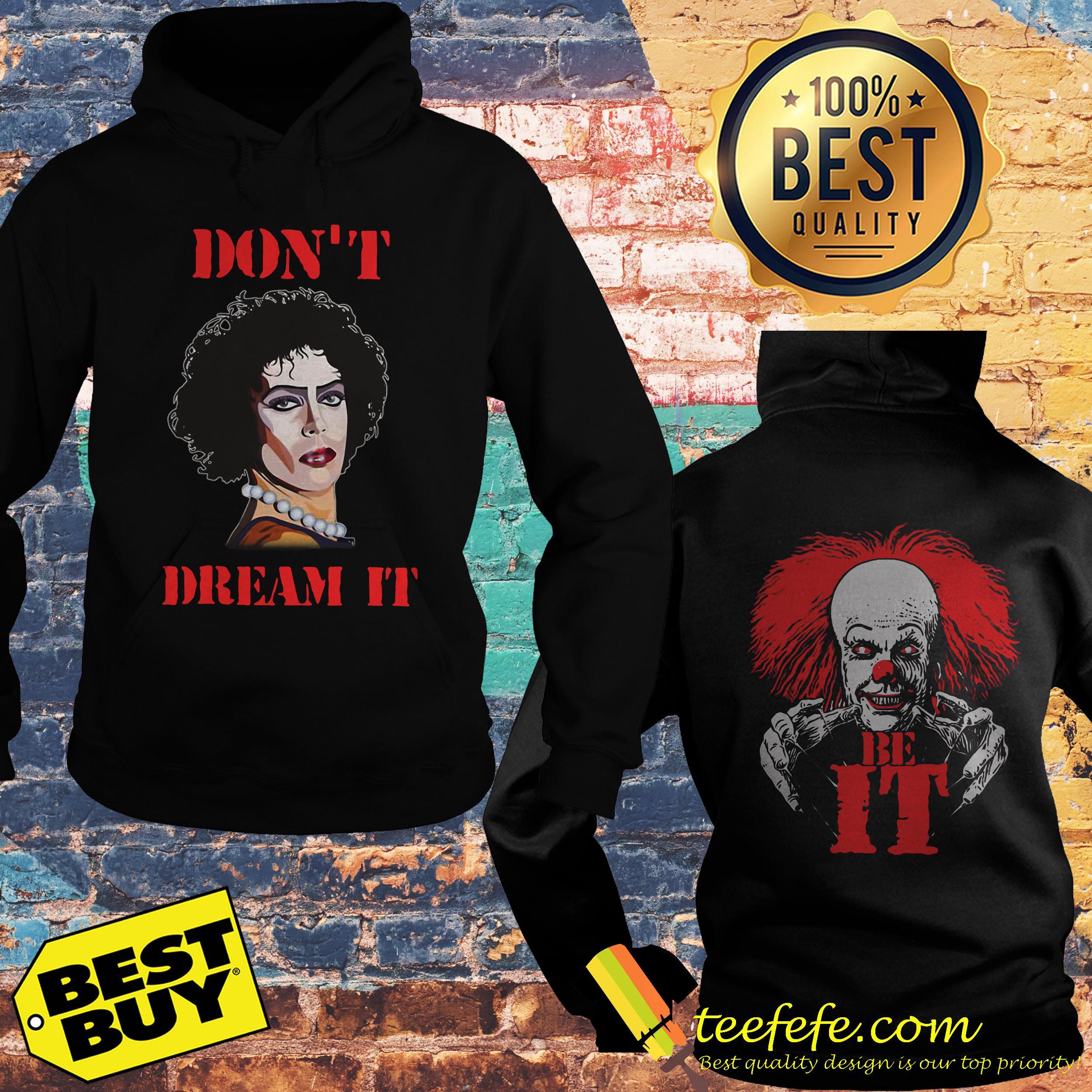Rocky horror Dr. Frankenfurter don't dream be IT hoodie