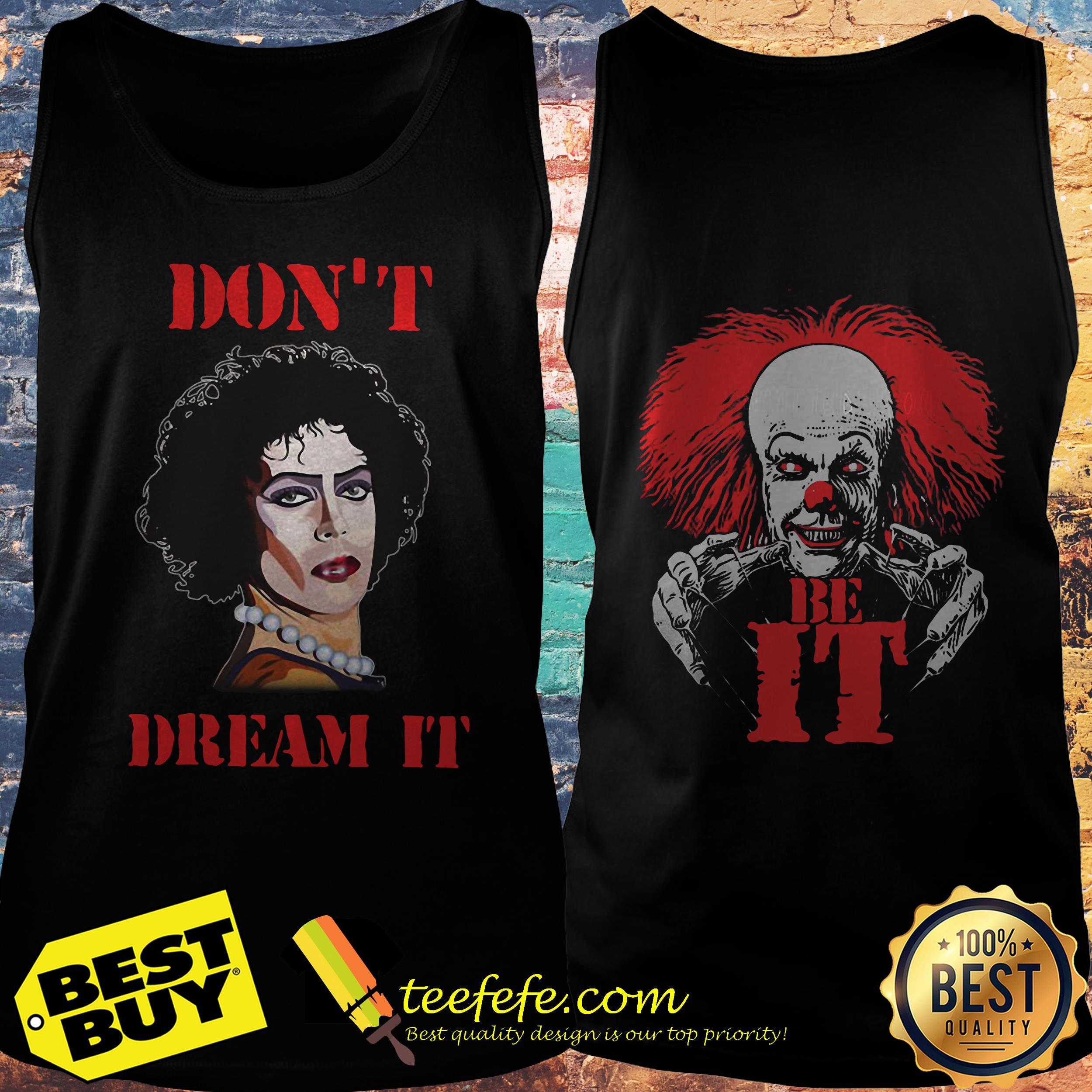 Rocky horror Dr. Frankenfurter don't dream be IT tank top