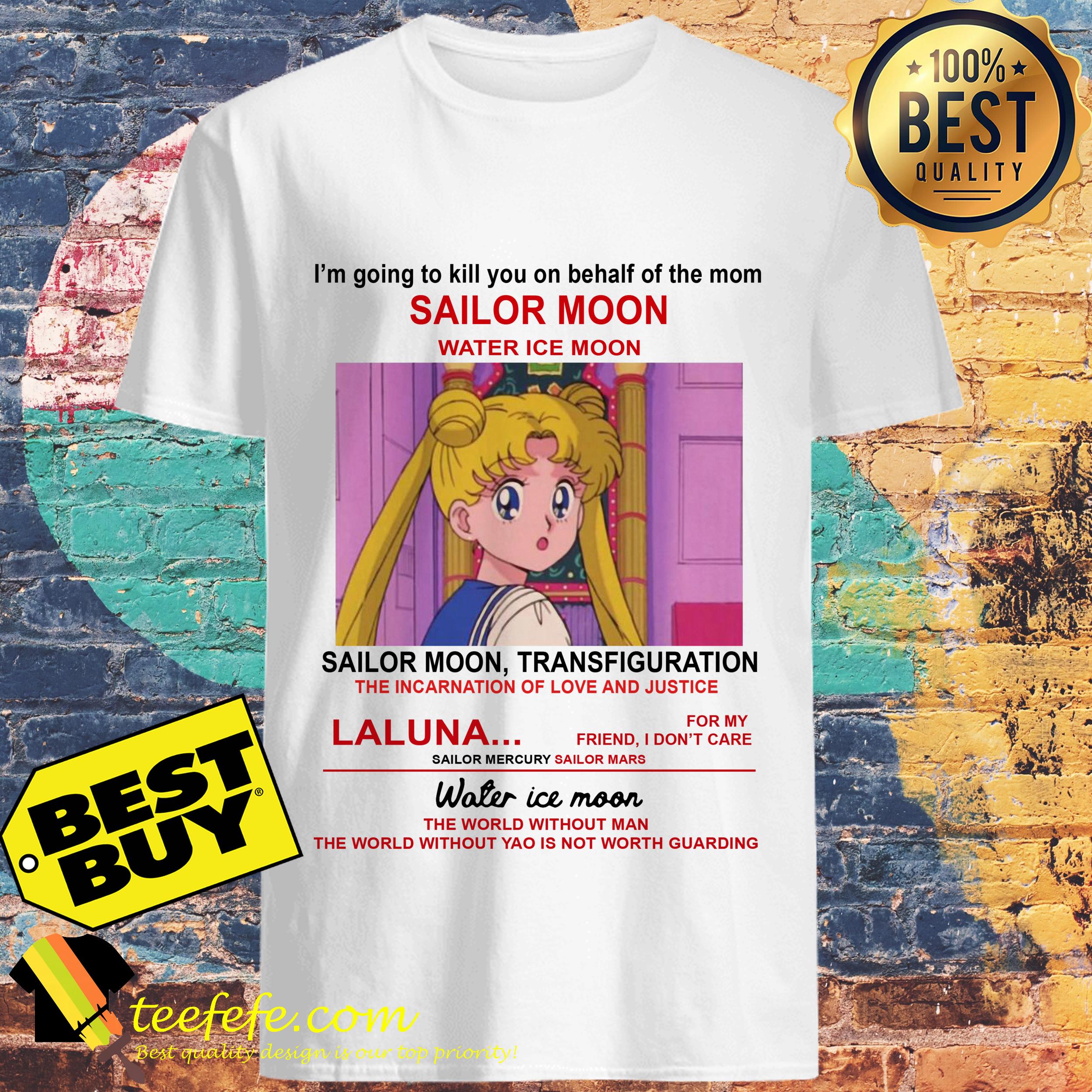 Sailor Moon transfiguration Laluna water ice Moon shirt