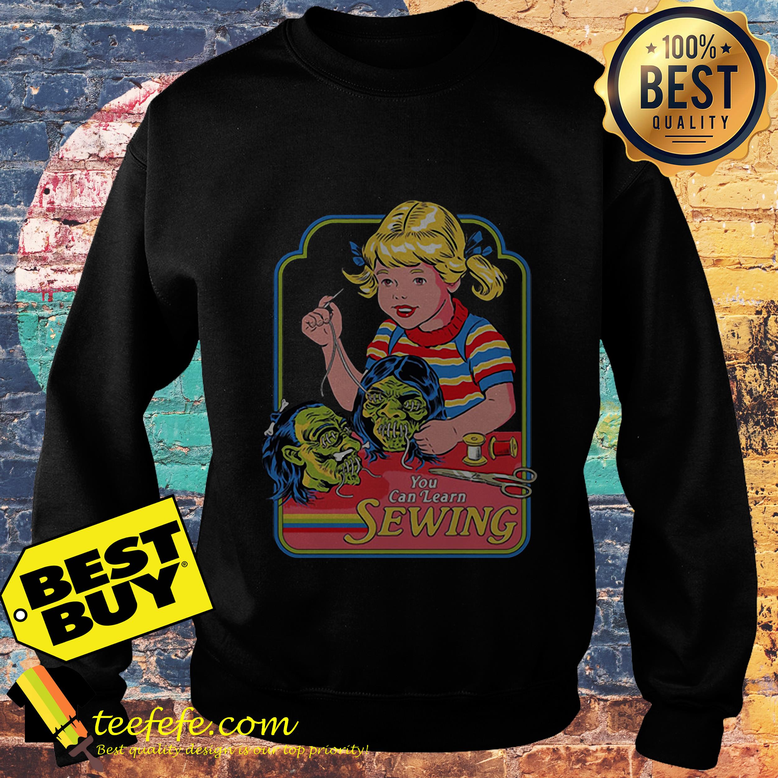 Steven Rhodes You Can Learn Sewing sweatshirt