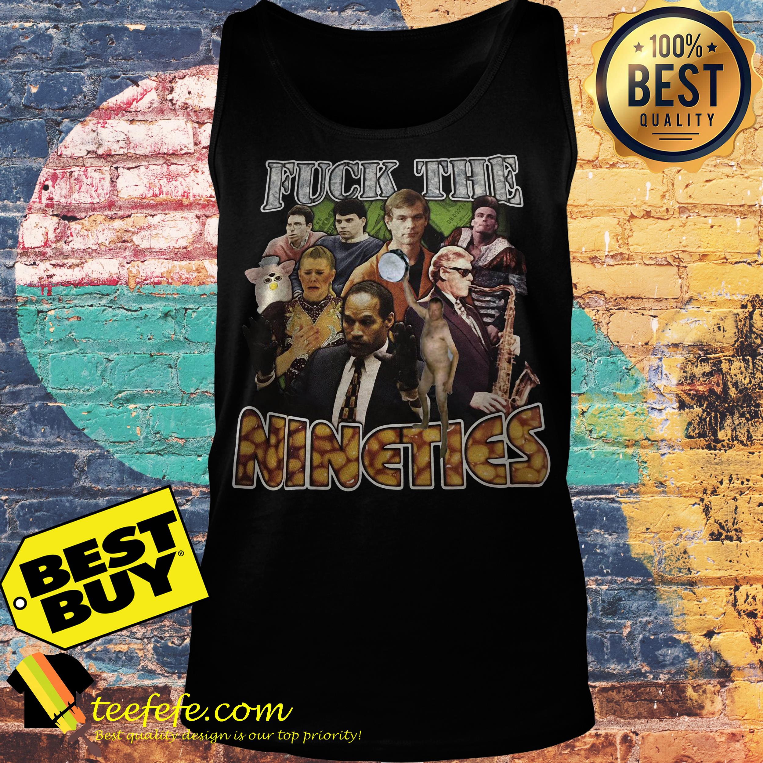 Teenage Stepdad Fuck the Nineties tank top