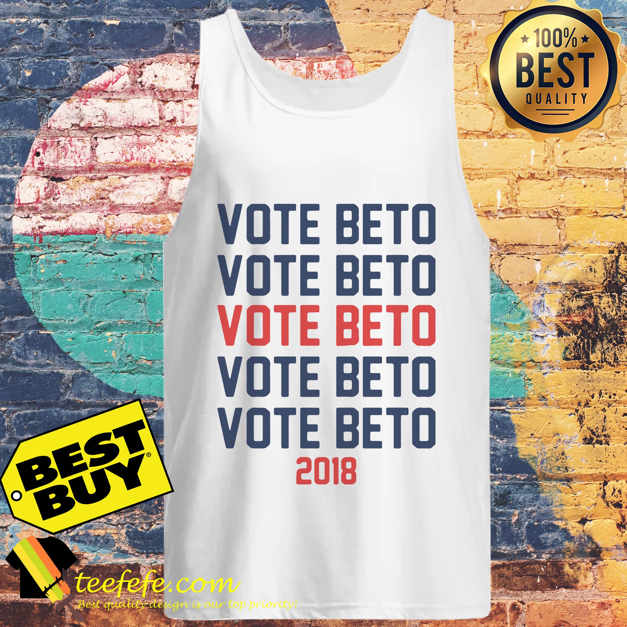 Vote Beto 2018 Election tank top