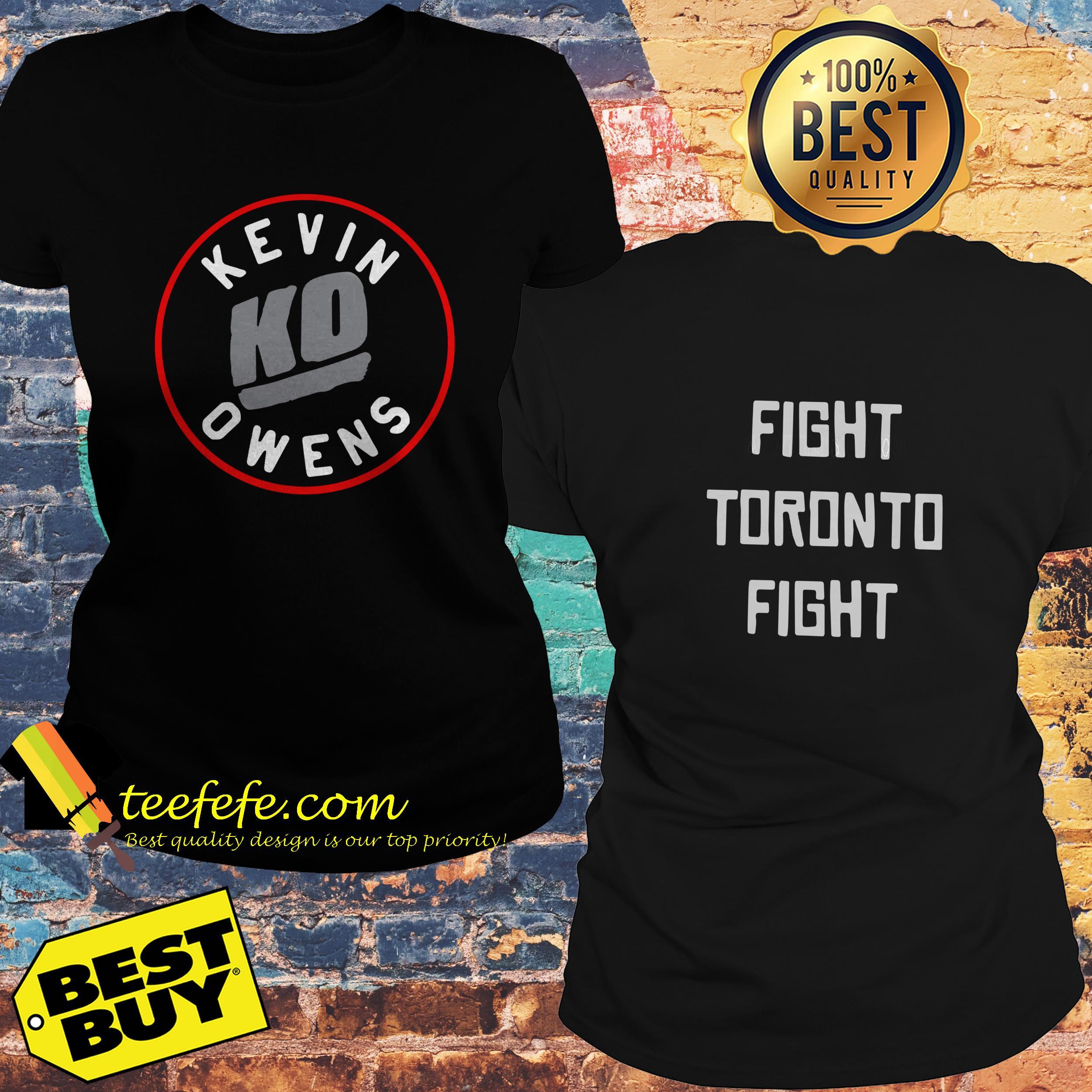 WWE Kevin Owens KO fight Toronto Show Authentic ladies tee