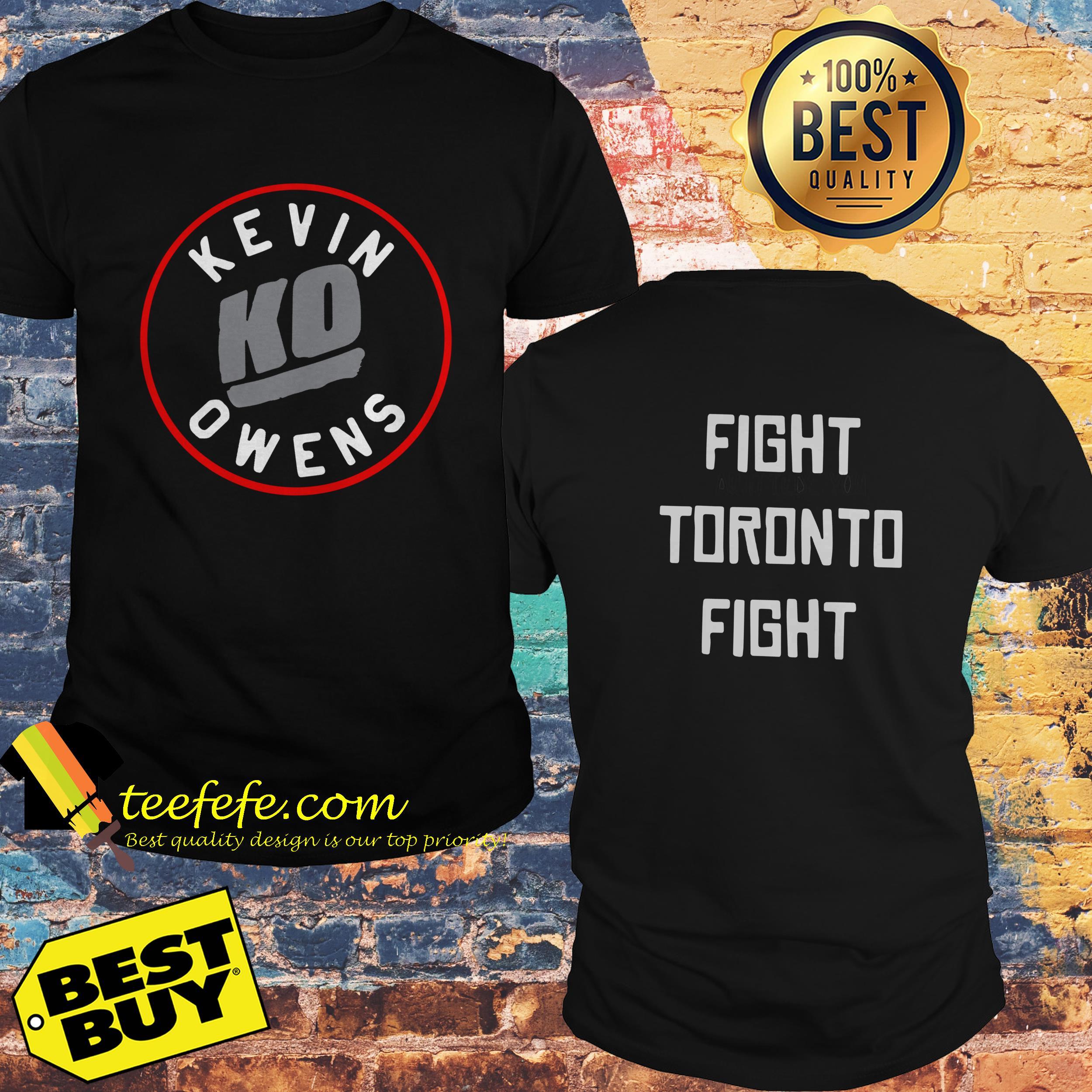 WWE Kevin Owens KO fight Toronto Show Authentic shirt