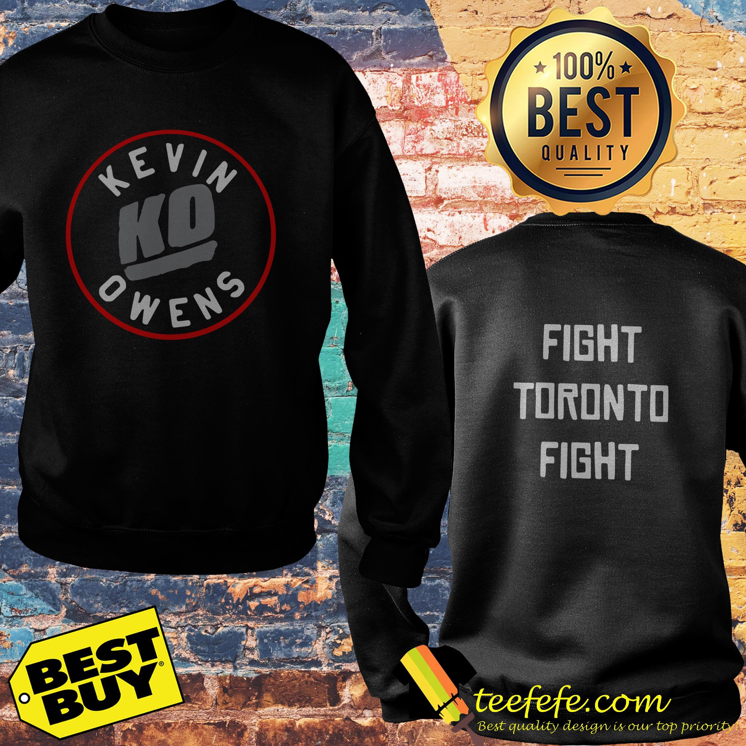 WWE Kevin Owens KO fight Toronto Show Authentic sweatshirt