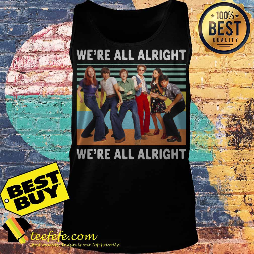 70S Show Style We're All Alright Vintage tank top