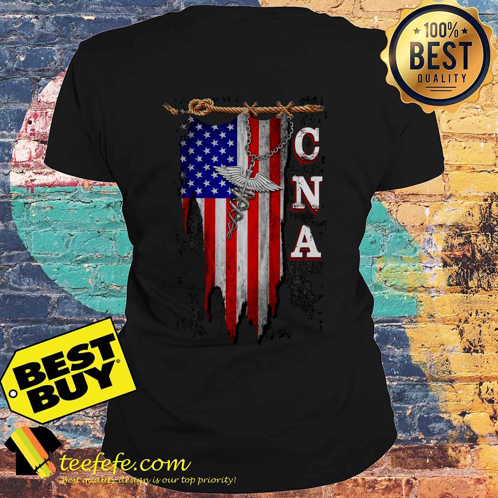 Official American Flag CNA ladies tee