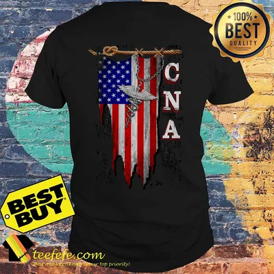 Official American Flag CNA shirt