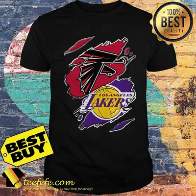 Atlanta Falcons and Los Angeles Lakers shirt