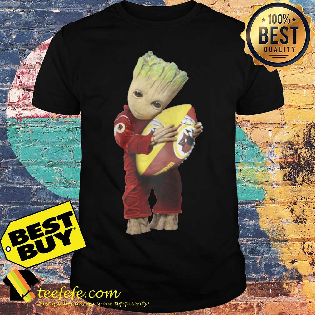 Baby Groot Hug Redskins Wallpaper shirt