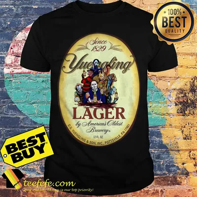 Beer Halloween since 1829 Yuengling lager by America's oldest brewery shirt