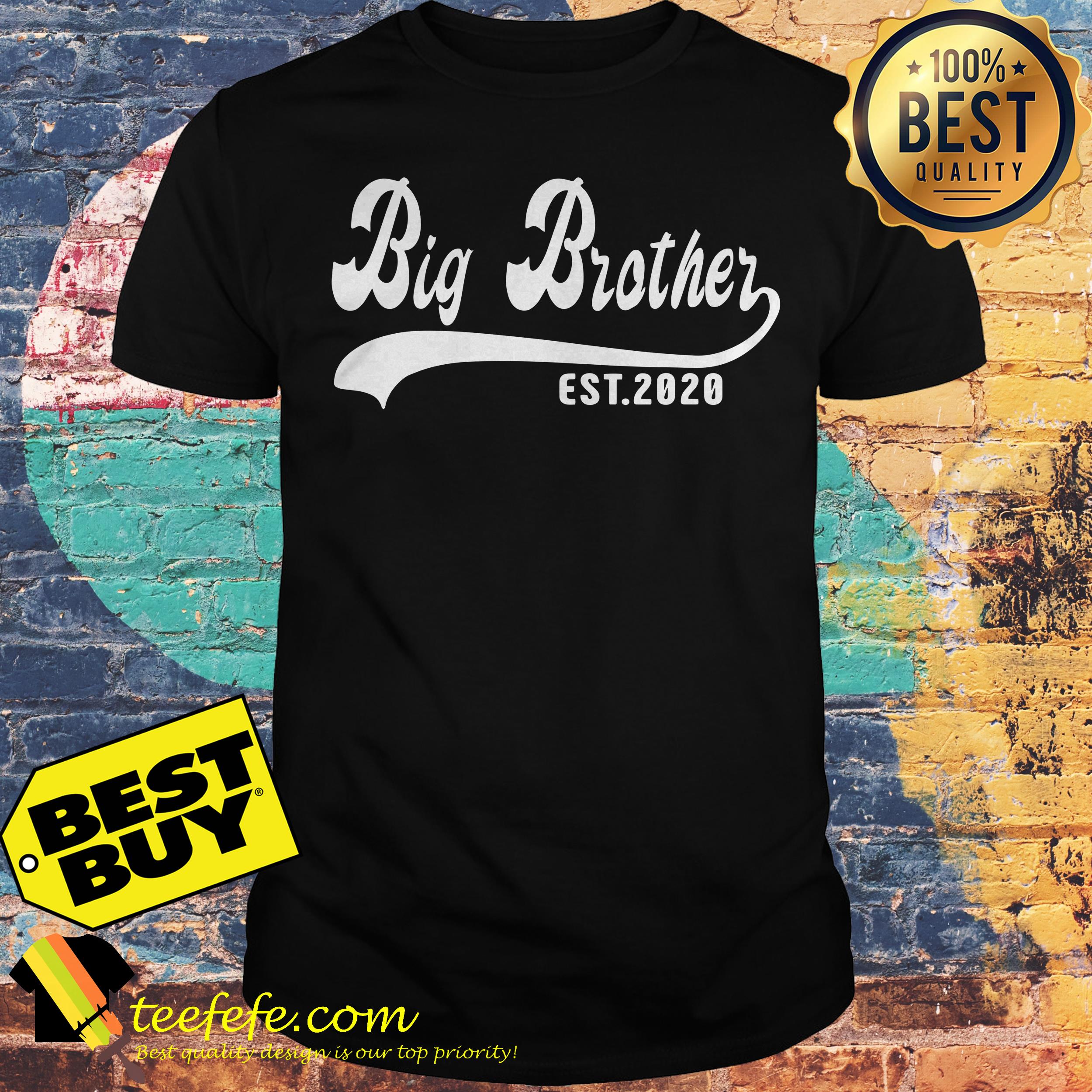 Boy's Big Brother est 2020 shirt