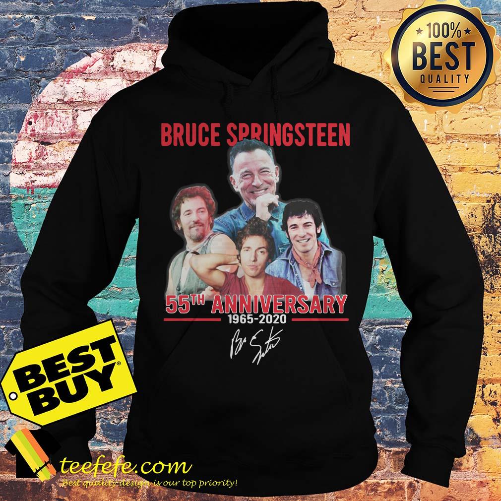 Bruce Springsteen 55th anniversary 1965-2020 Signatures hoodie