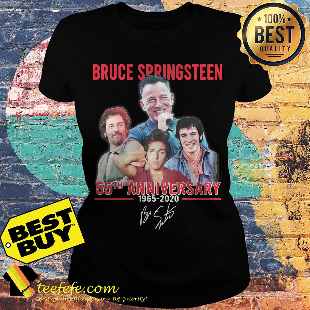 Bruce Springsteen 55th anniversary 1965-2020 Signatures ladies tee